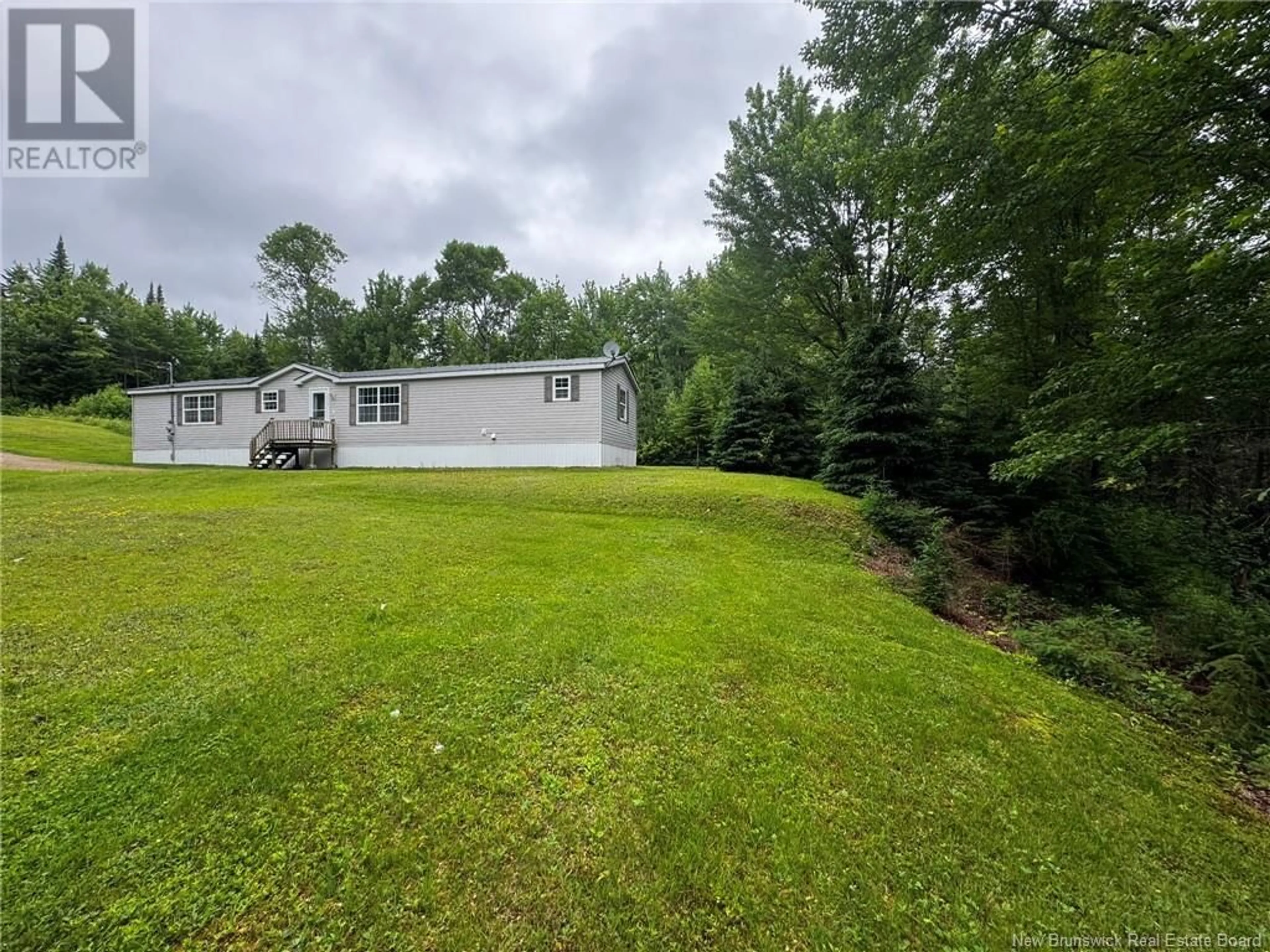 A pic from outside/outdoor area/front of a property/back of a property/a pic from drone, water/lake/river/ocean view for 47 MANDERVILLE LANE, Renous New Brunswick E9E2S2