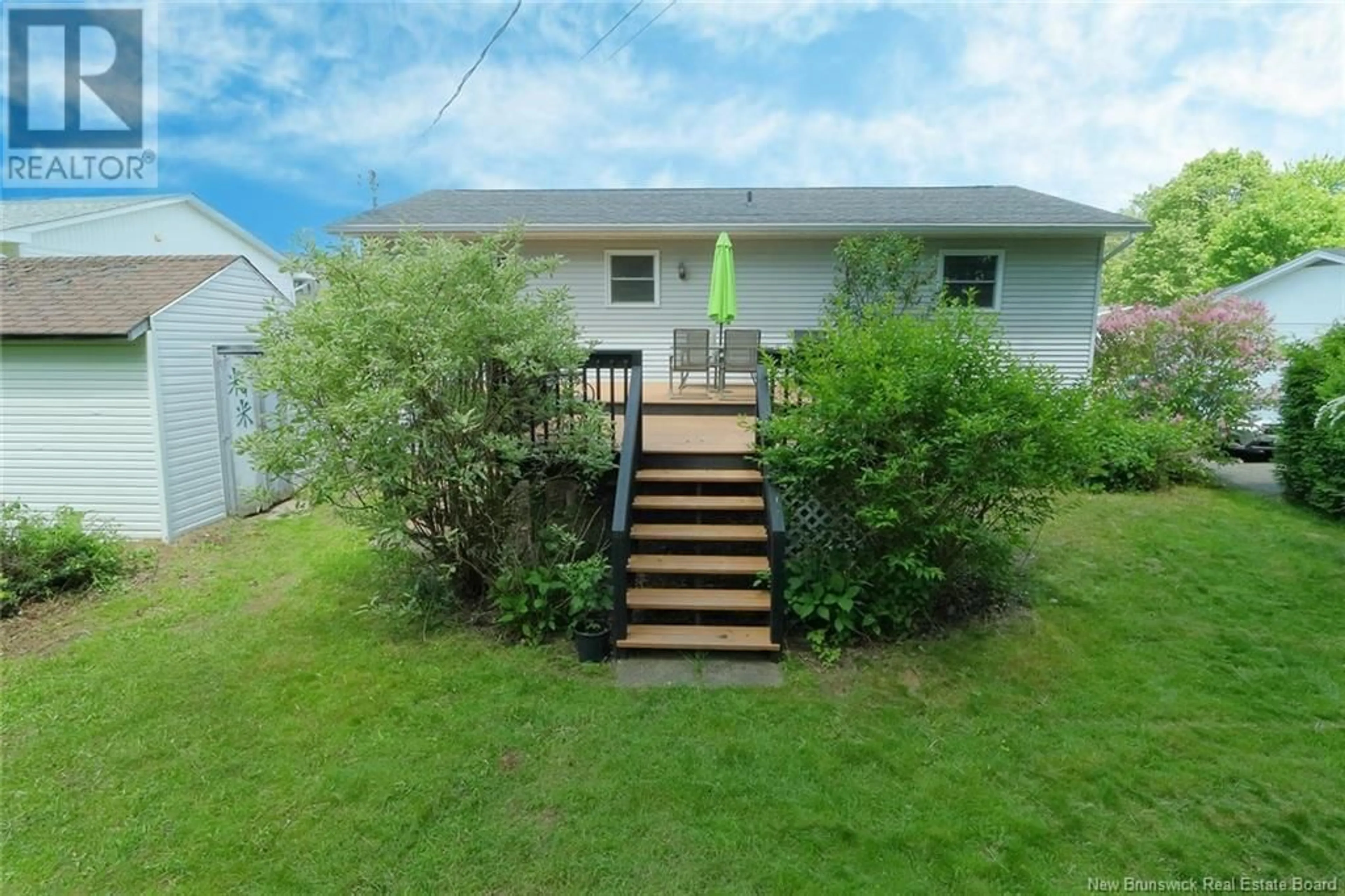 A pic from outside/outdoor area/front of a property/back of a property/a pic from drone, street for 110 CHANDLER DRIVE, Fredericton New Brunswick E3B5S7