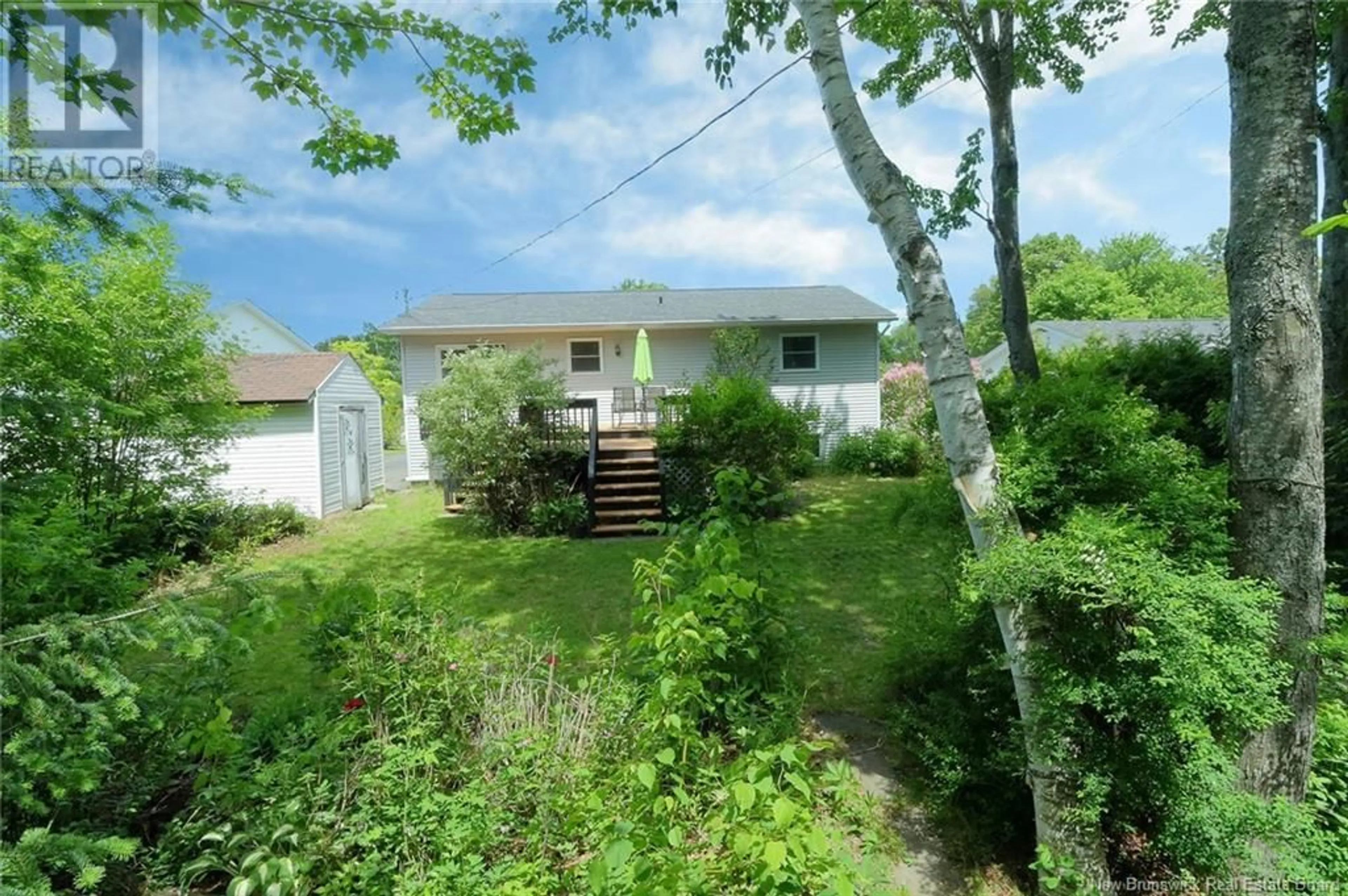 A pic from outside/outdoor area/front of a property/back of a property/a pic from drone, unknown for 110 CHANDLER DRIVE, Fredericton New Brunswick E3B5S7
