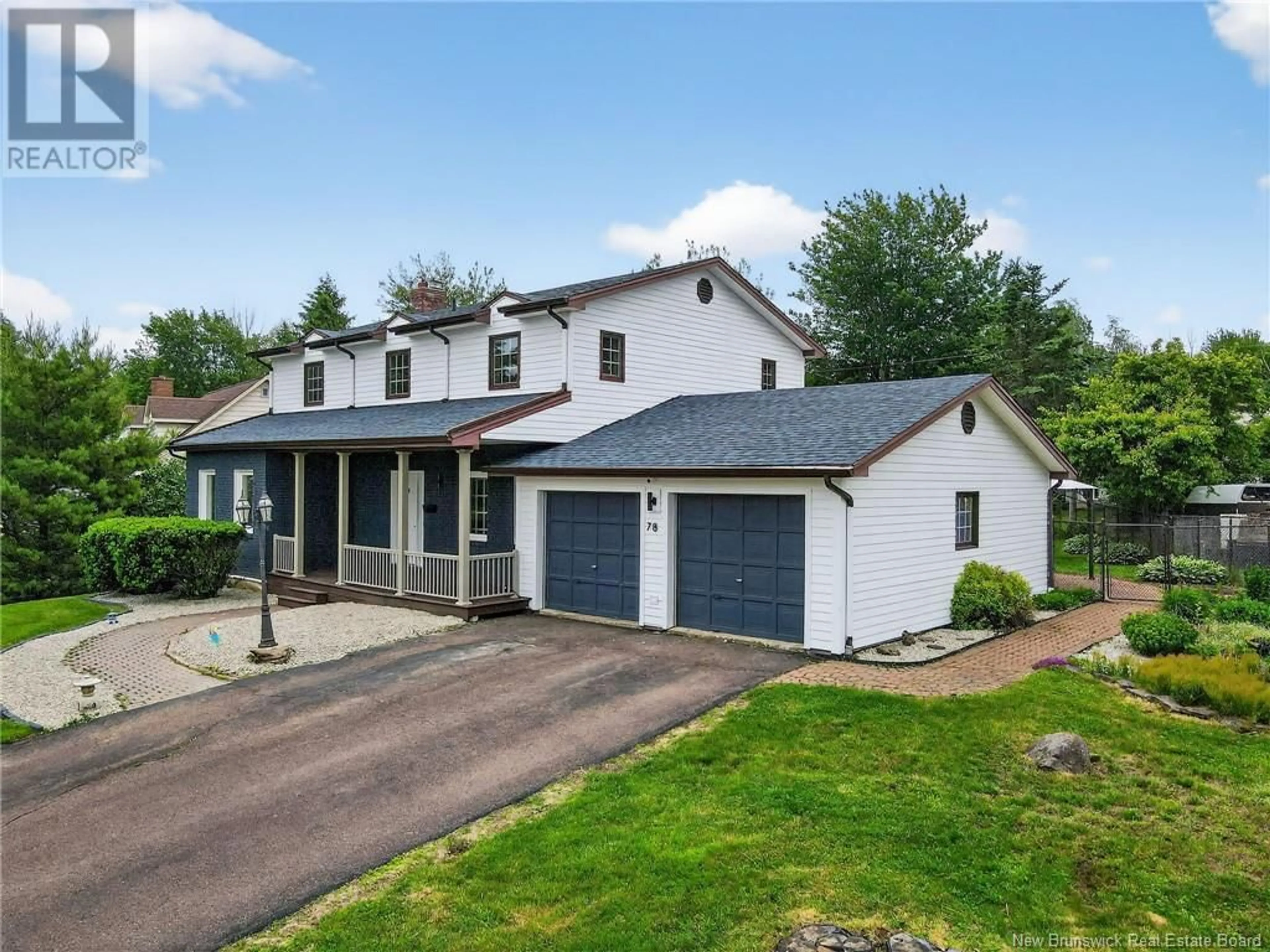 A pic from outside/outdoor area/front of a property/back of a property/a pic from drone, street for 78 TEAKWOOD WAY, Moncton New Brunswick E1G1V3