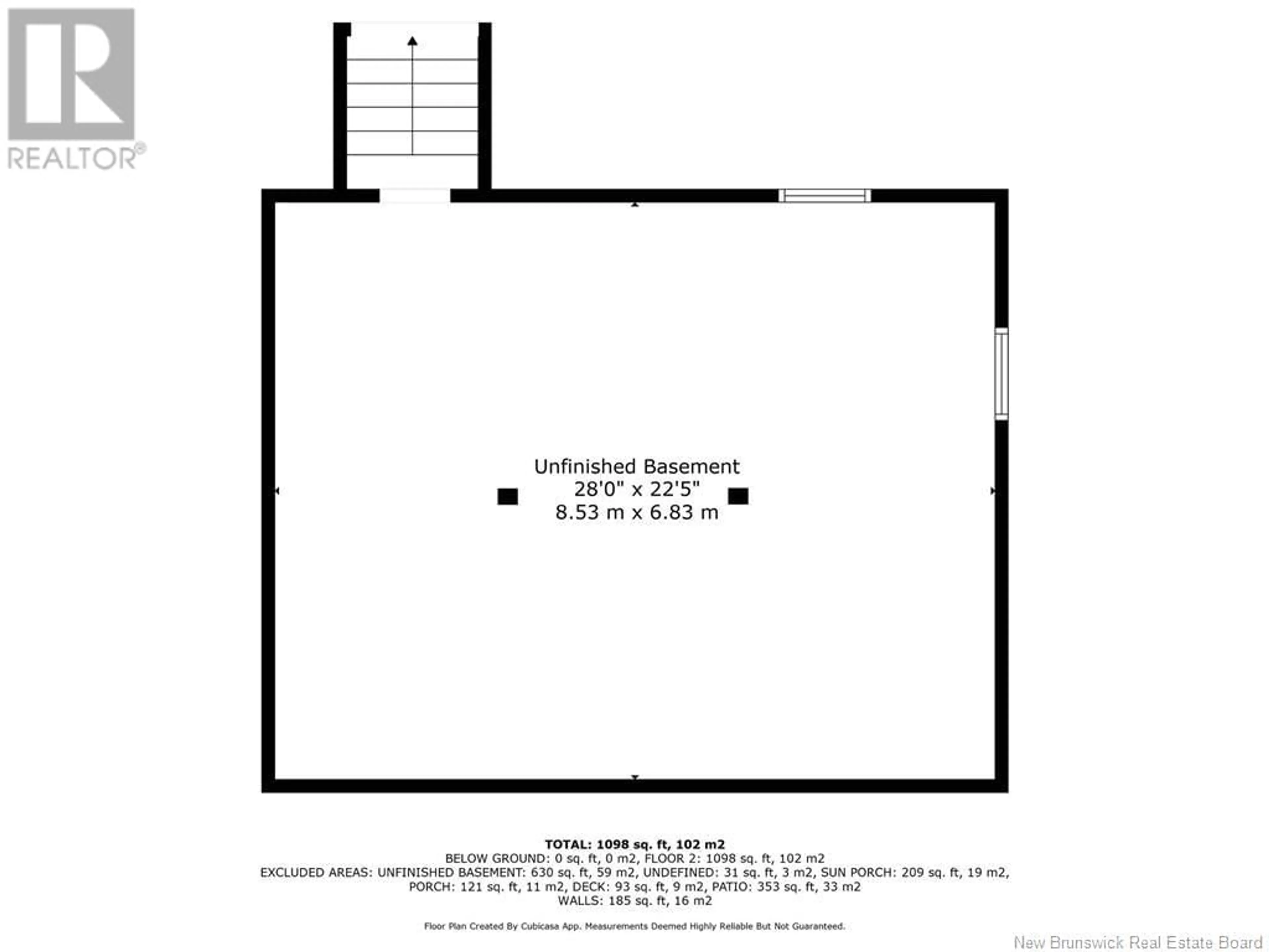 Floor plan for 279 GOULETTE ROAD, Charlo New Brunswick E8E2K5