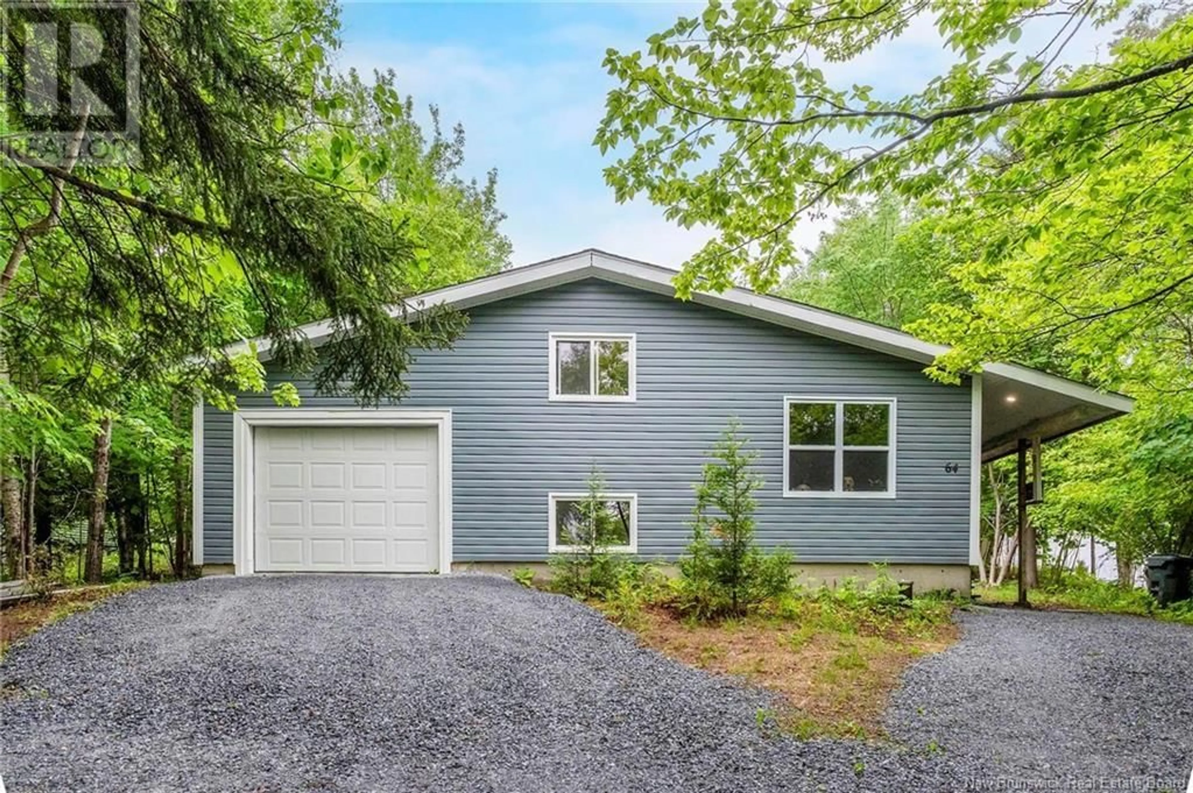 Home with vinyl exterior material, street for 64 IONA AVENUE, Rothesay New Brunswick E2E3J7