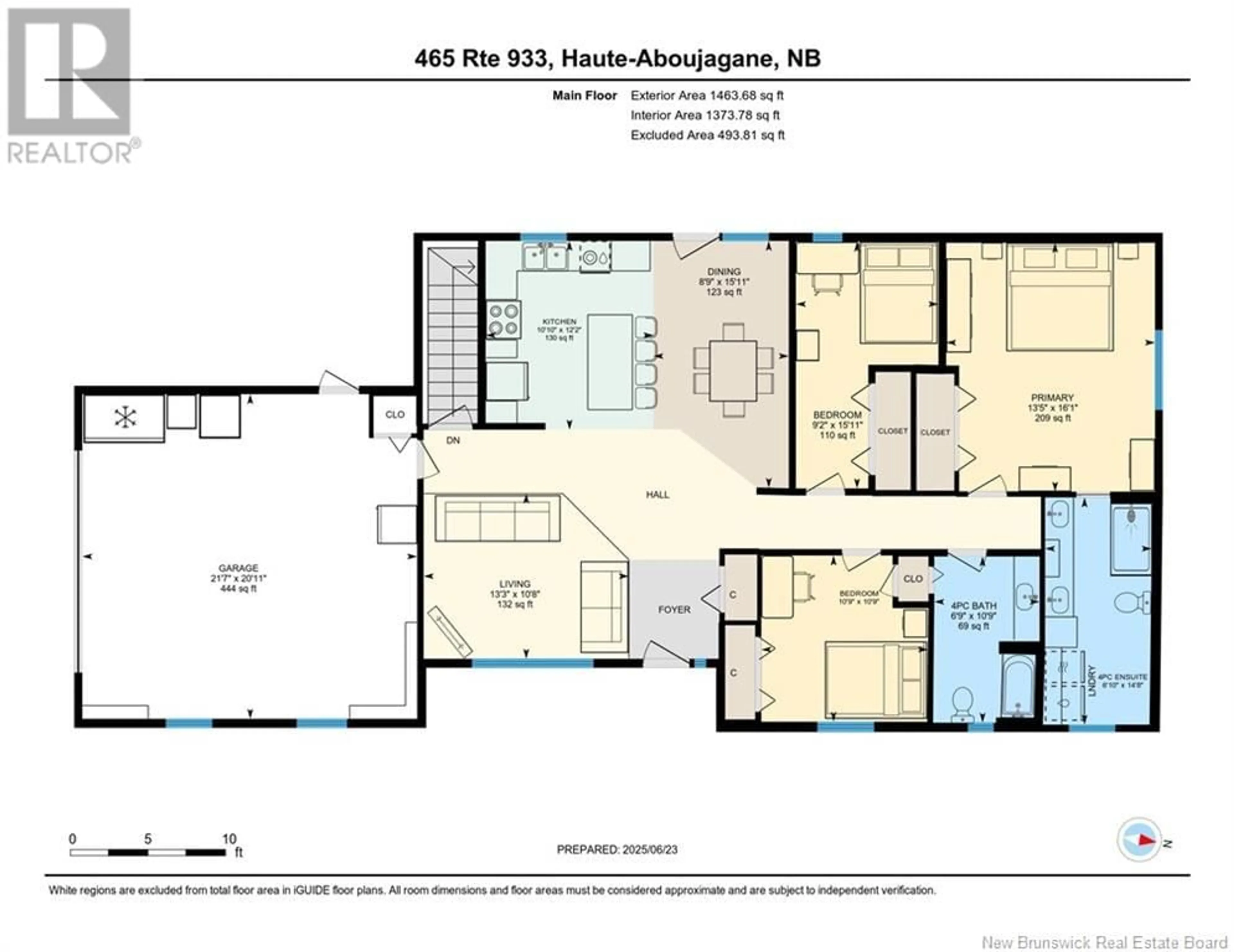 Floor plan for 465 ROUTE 933, Haute-Aboujagane New Brunswick E4P5P5