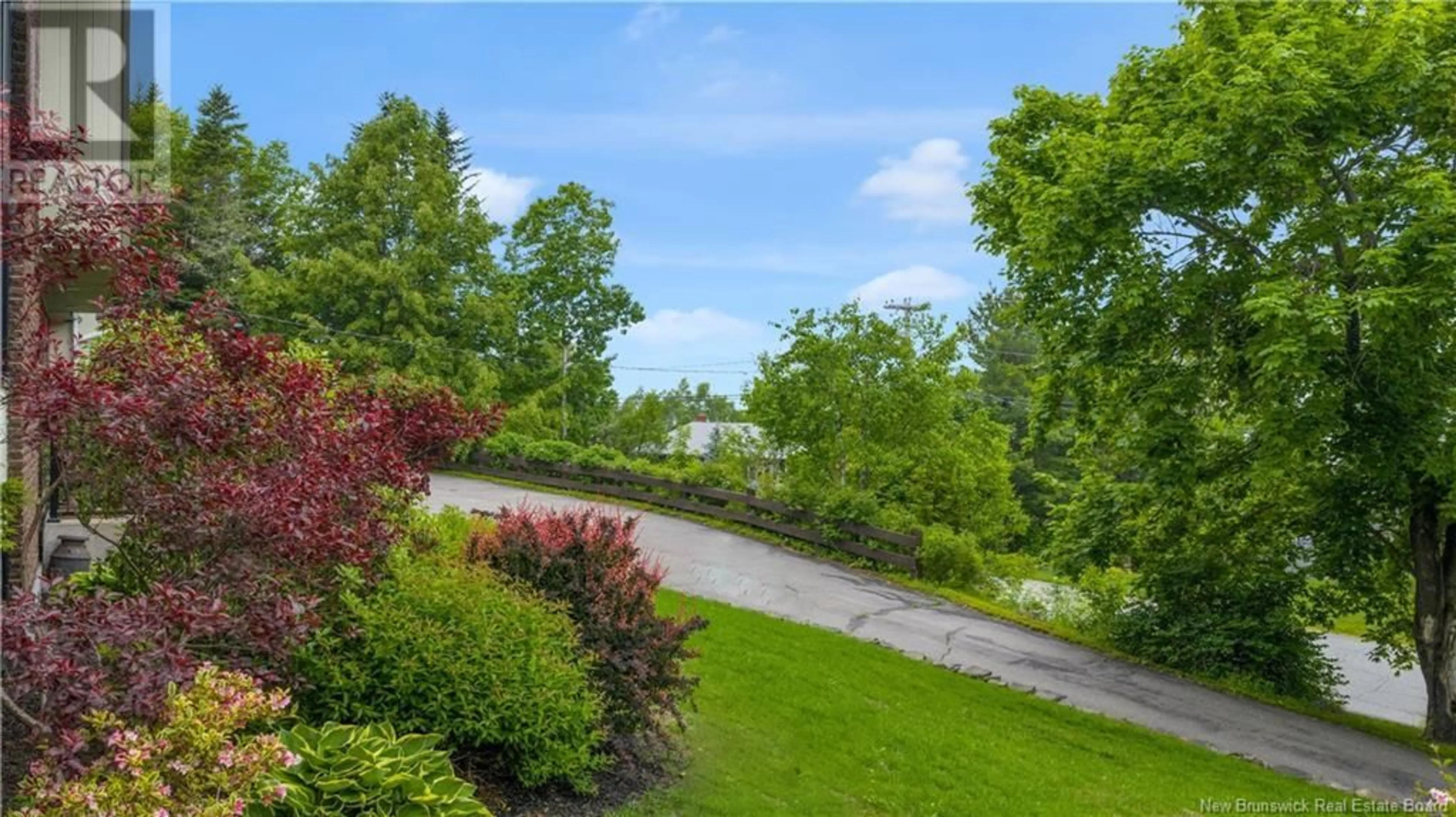 A pic from outside/outdoor area/front of a property/back of a property/a pic from drone, water/lake/river/ocean view for 9 BEVERLEY HILLS DRIVE, Grand Bay-Westfield New Brunswick E5K1X3