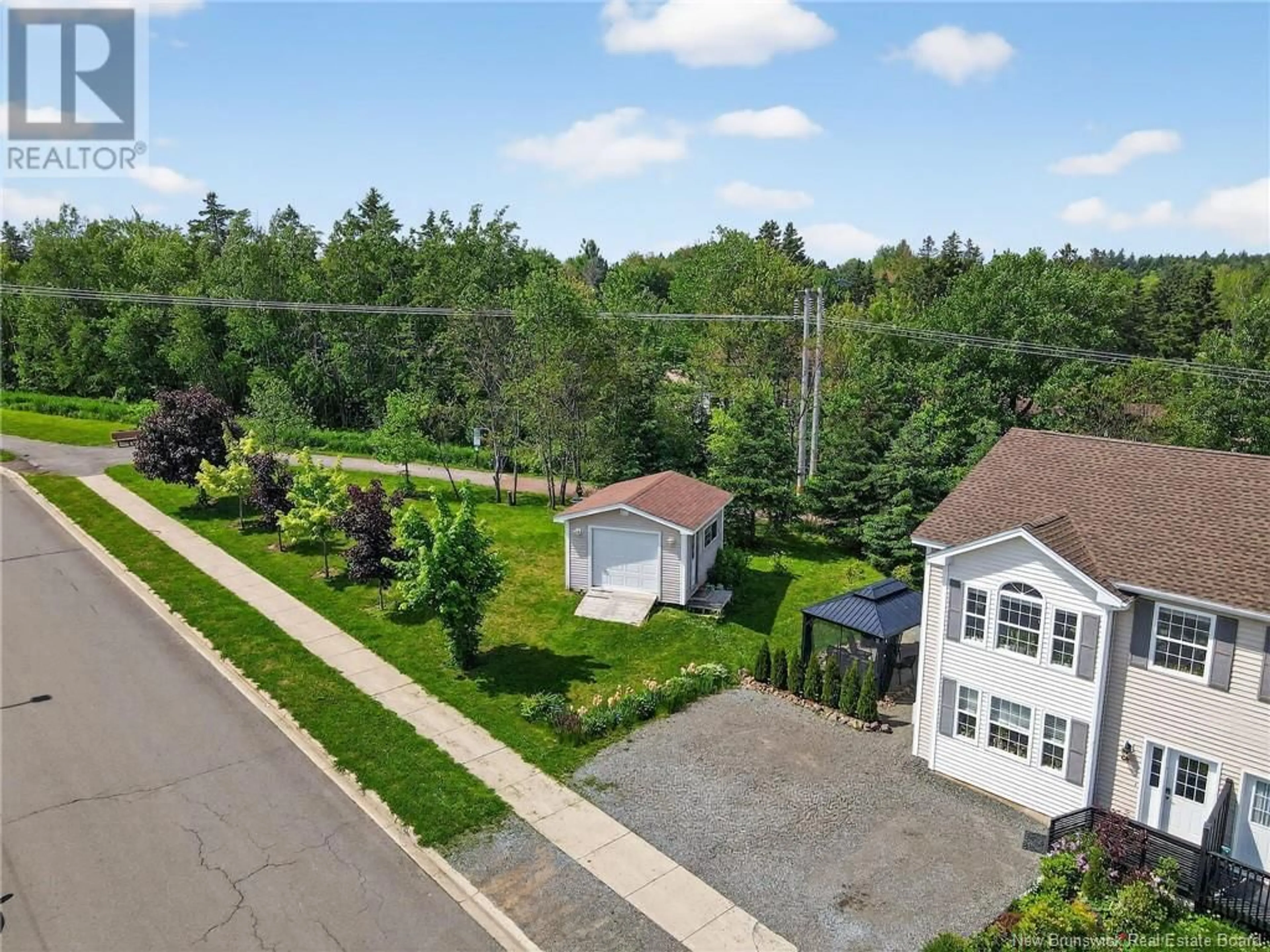 A pic from outside/outdoor area/front of a property/back of a property/a pic from drone, street for 28 GAGNON DRIVE, Moncton New Brunswick E1A0A5