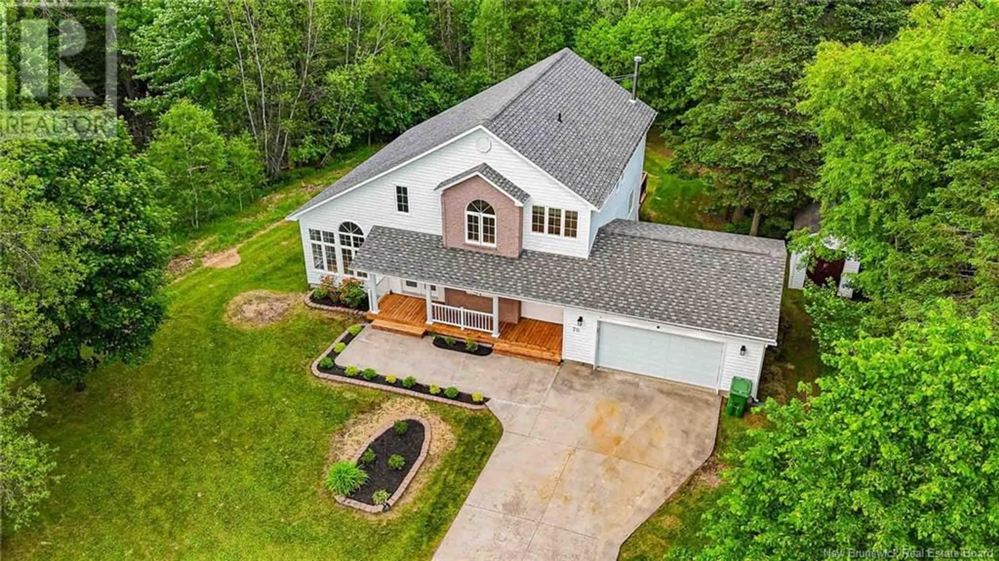 A pic from outside/outdoor area/front of a property/back of a property/a pic from drone, unknown for 70 NELSON DRIVE, Nasonworth New Brunswick E3C1M2