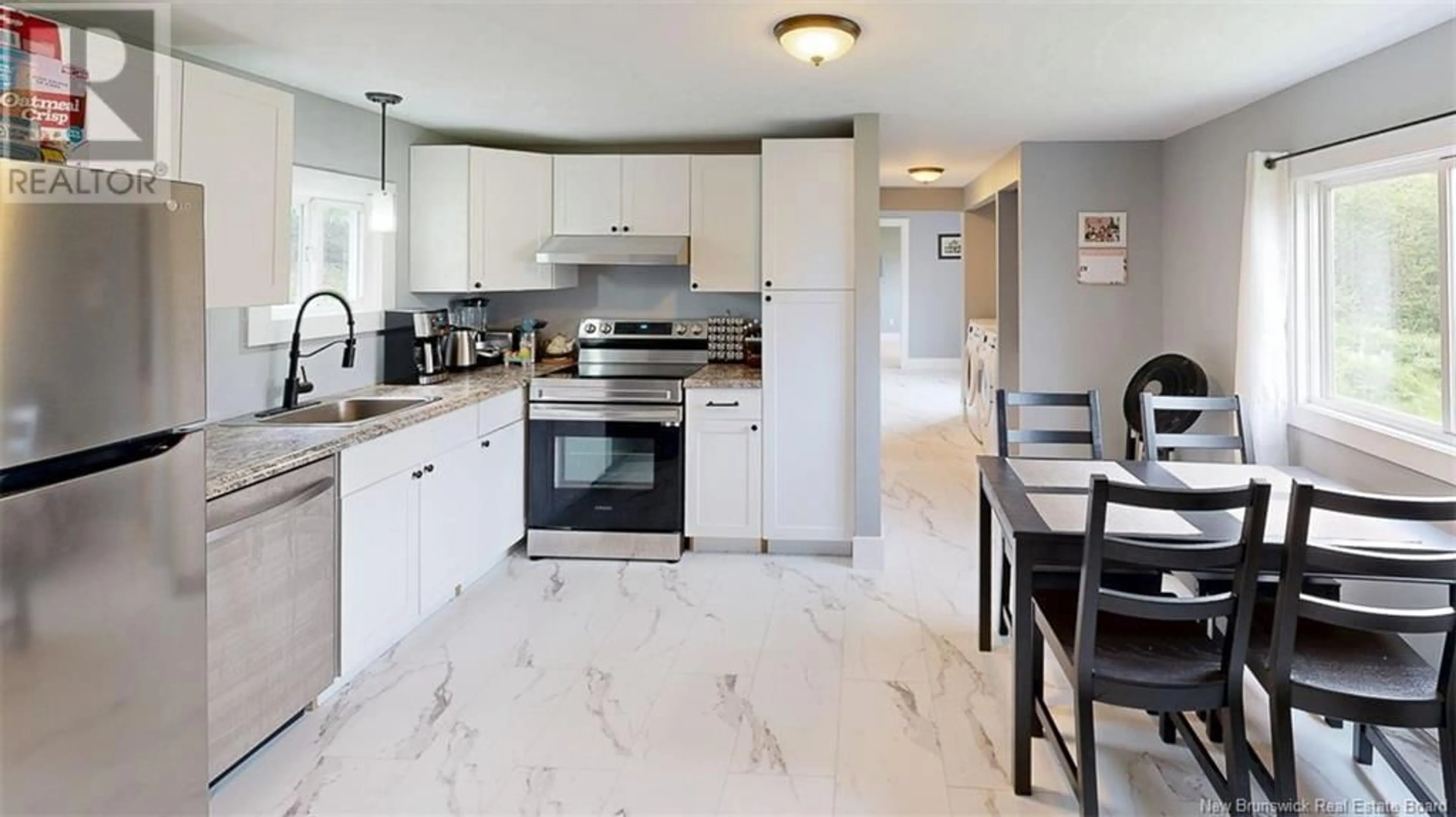 Open concept kitchen, ceramic/tile floor for 14 TAMARACK DRIVE, Lincoln New Brunswick E3B6T1