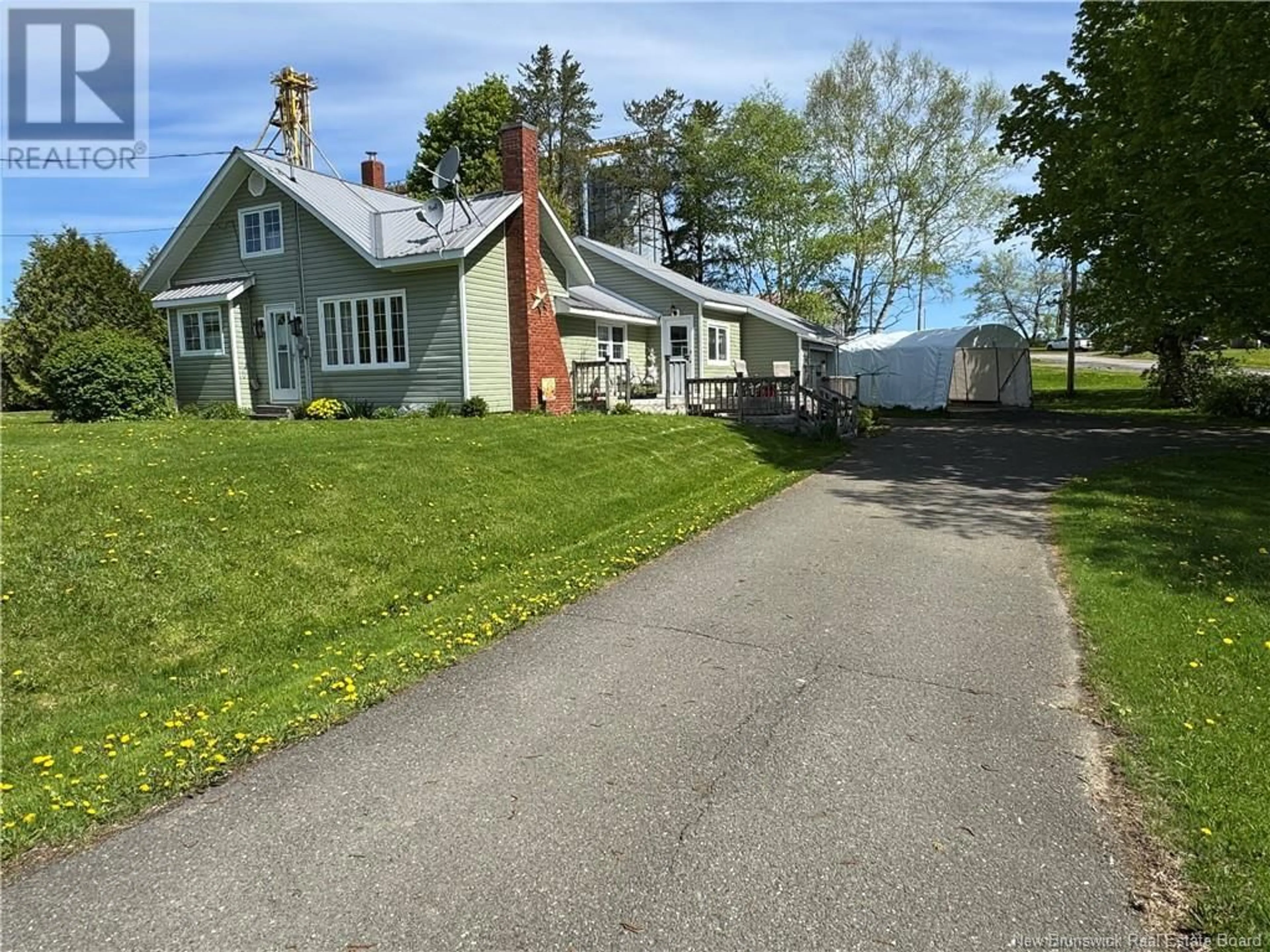 A pic from outside/outdoor area/front of a property/back of a property/a pic from drone, street for 834 CENTRAL STREET, Centreville New Brunswick E7K2E7