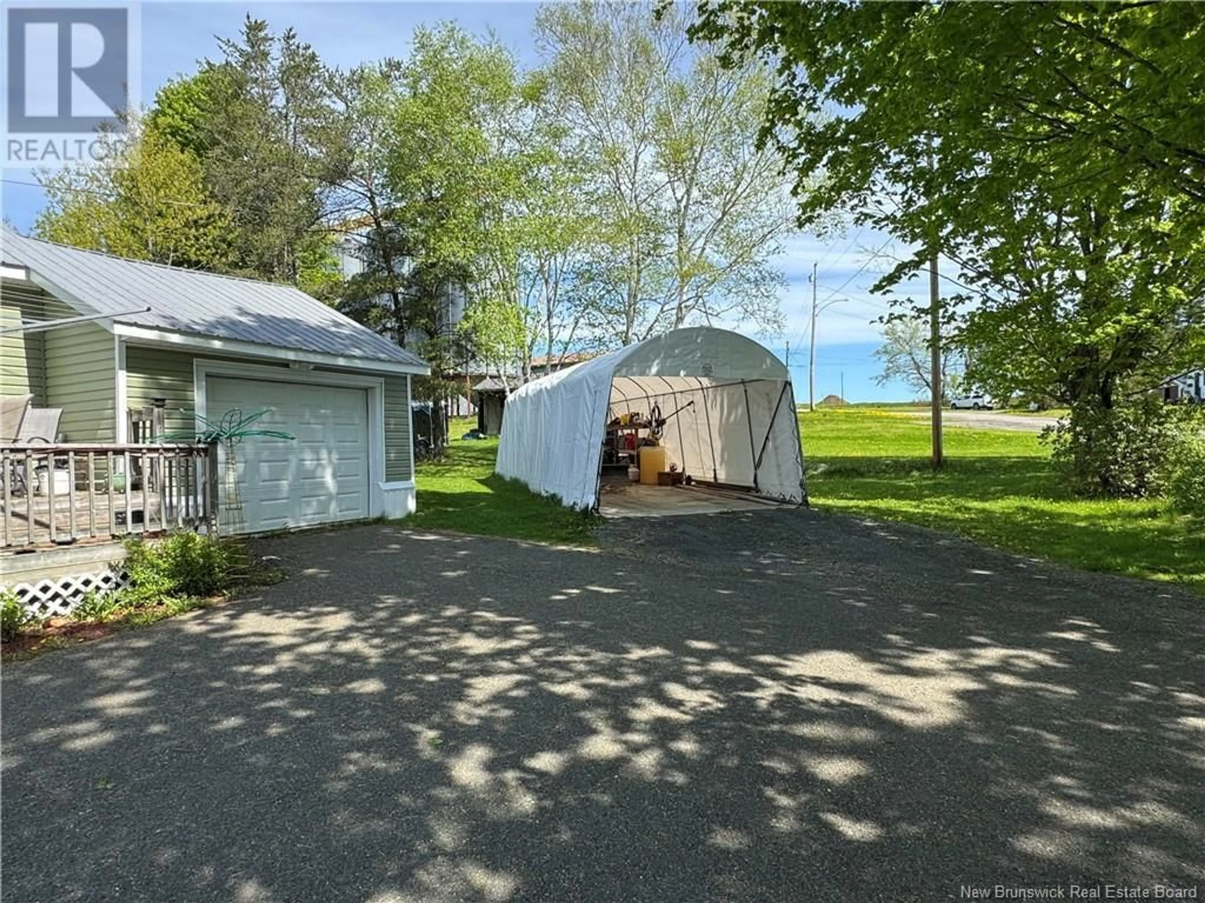 A pic from outside/outdoor area/front of a property/back of a property/a pic from drone, water/lake/river/ocean view for 834 CENTRAL STREET, Centreville New Brunswick E7K2E7