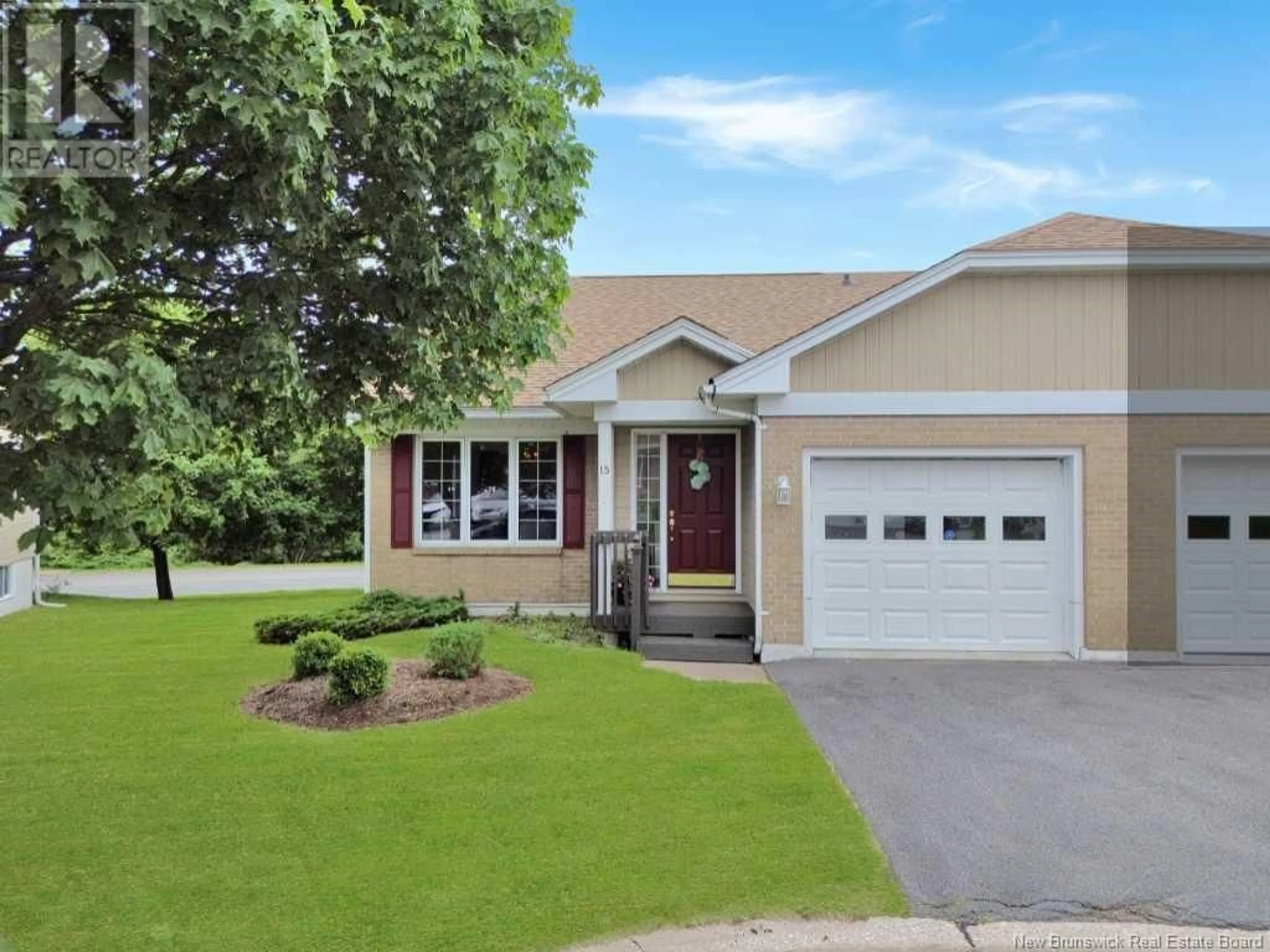 Home with vinyl exterior material, street for 15 ABBIE PLACE, Saint John New Brunswick E2M5T3