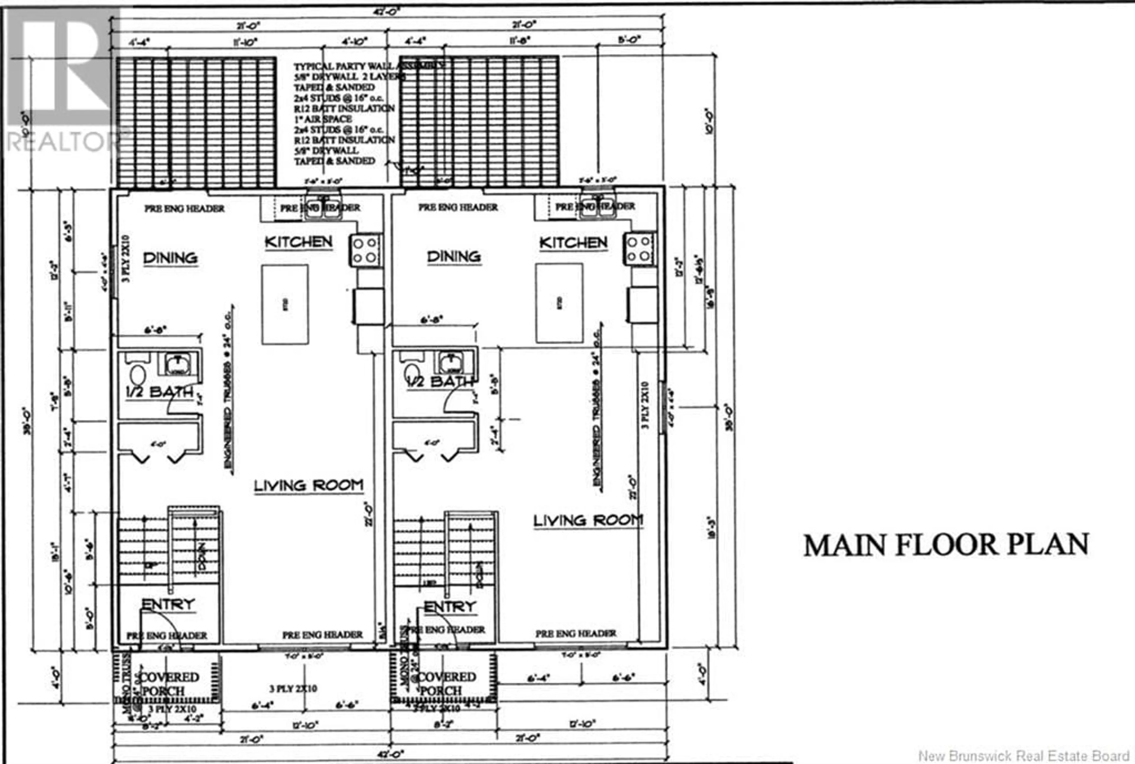 Floor plan for 48 ALOSIER CRESCENT, Moncton New Brunswick E1K0A1