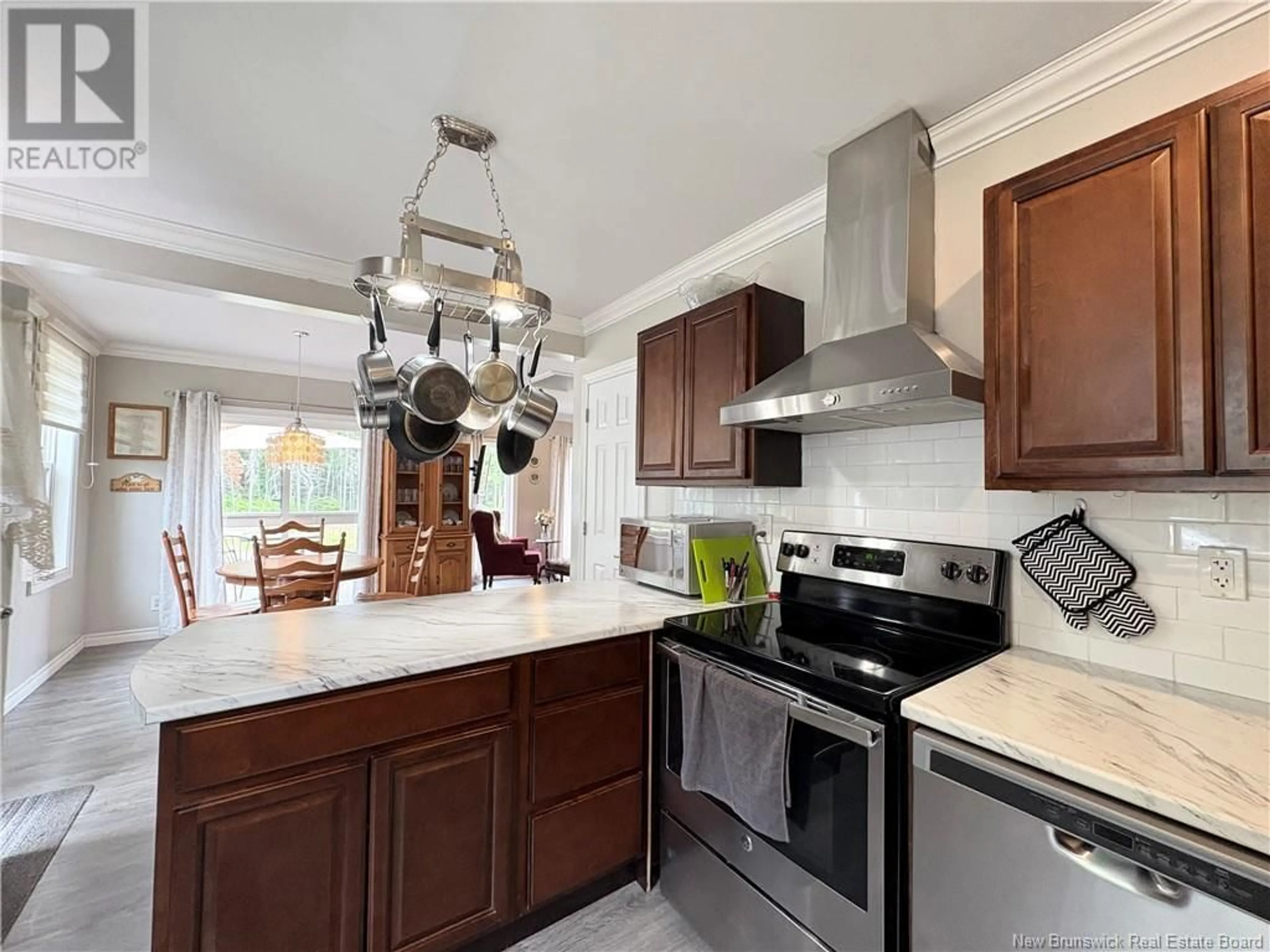 Open concept kitchen, ceramic/tile floor for 5591 ROUTE 108, Derby Junction New Brunswick E1V5B3