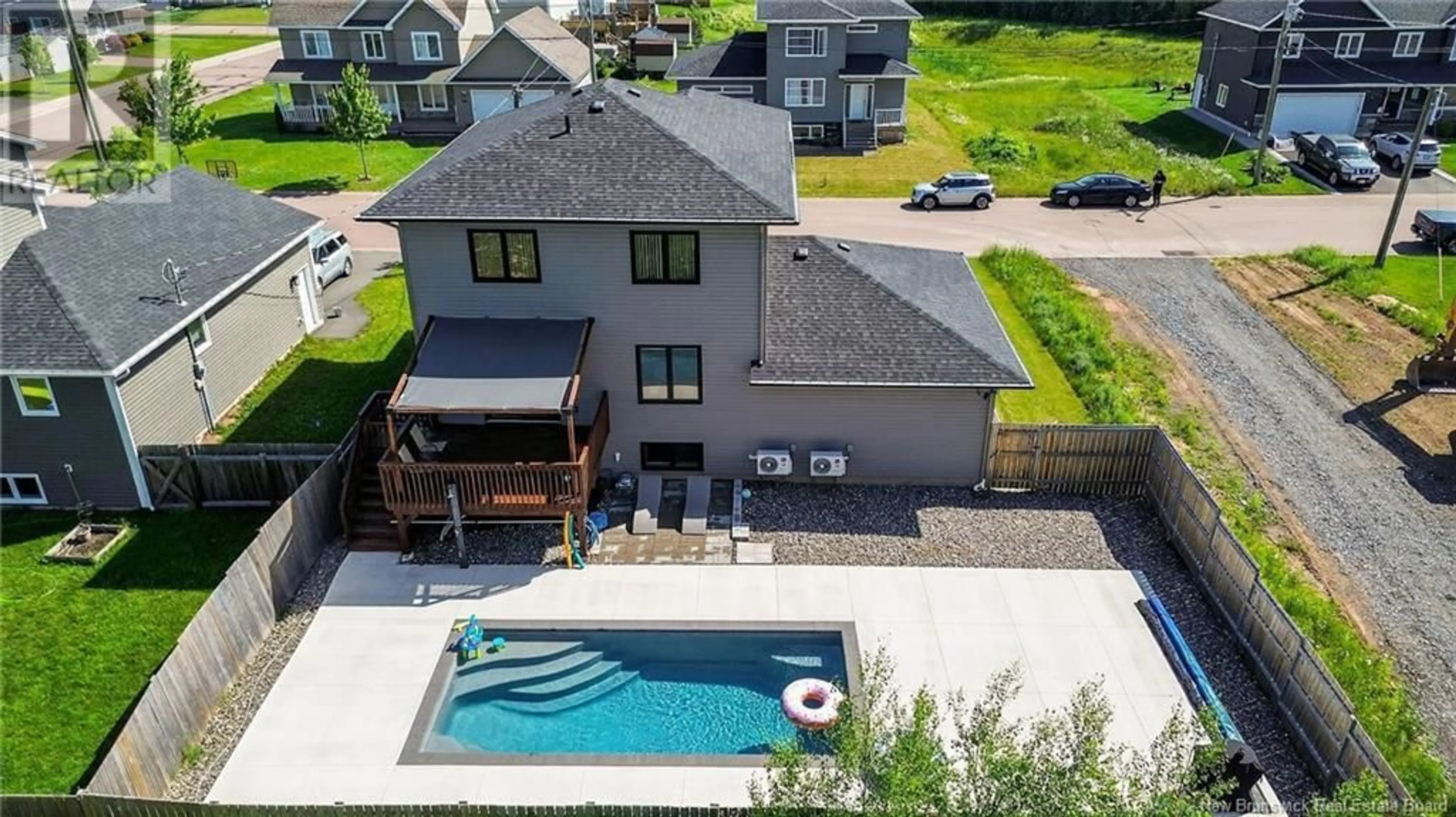A pic from outside/outdoor area/front of a property/back of a property/a pic from drone, unknown for 8 OPAL COURT, Moncton New Brunswick E1E0J8