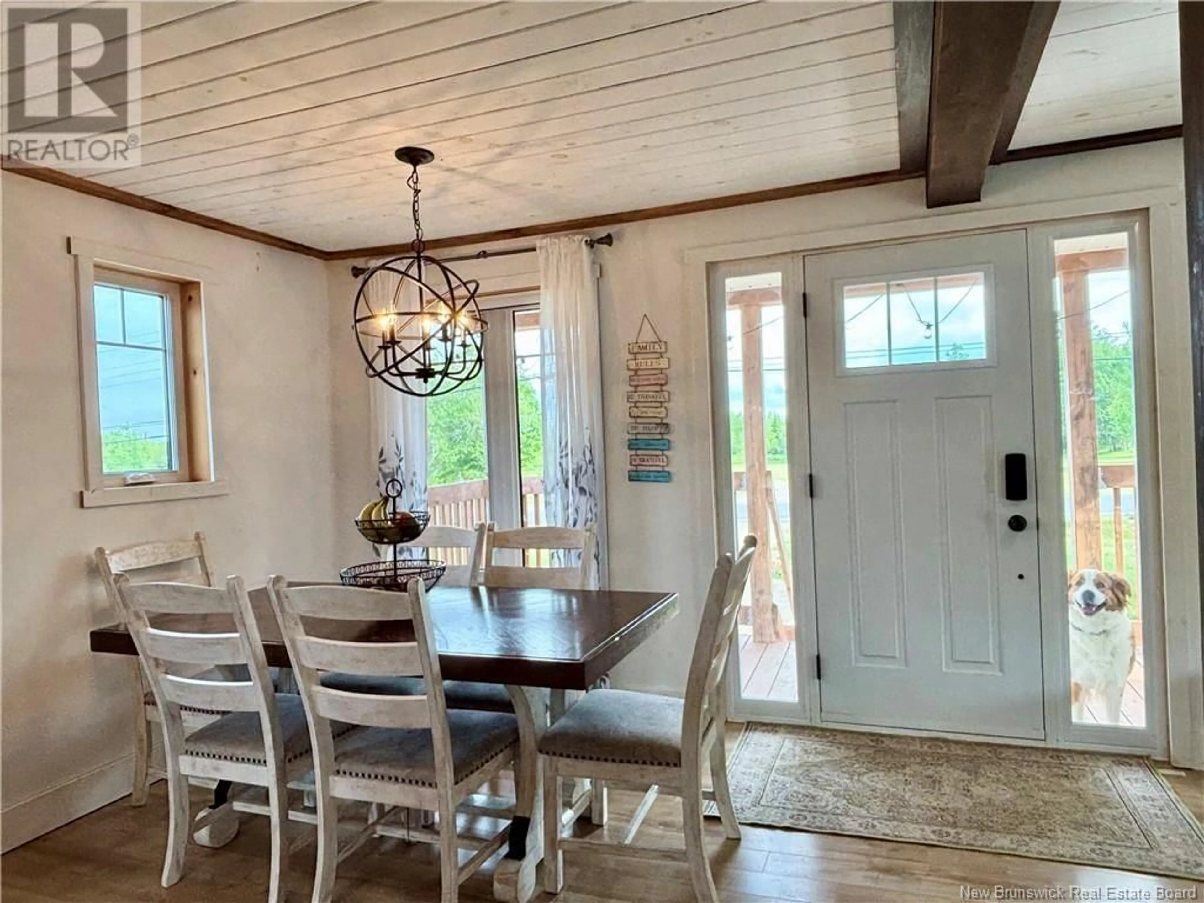 Dining room, wood/laminate floor for 567 RTE 450, Lavillette New Brunswick E9G2P9