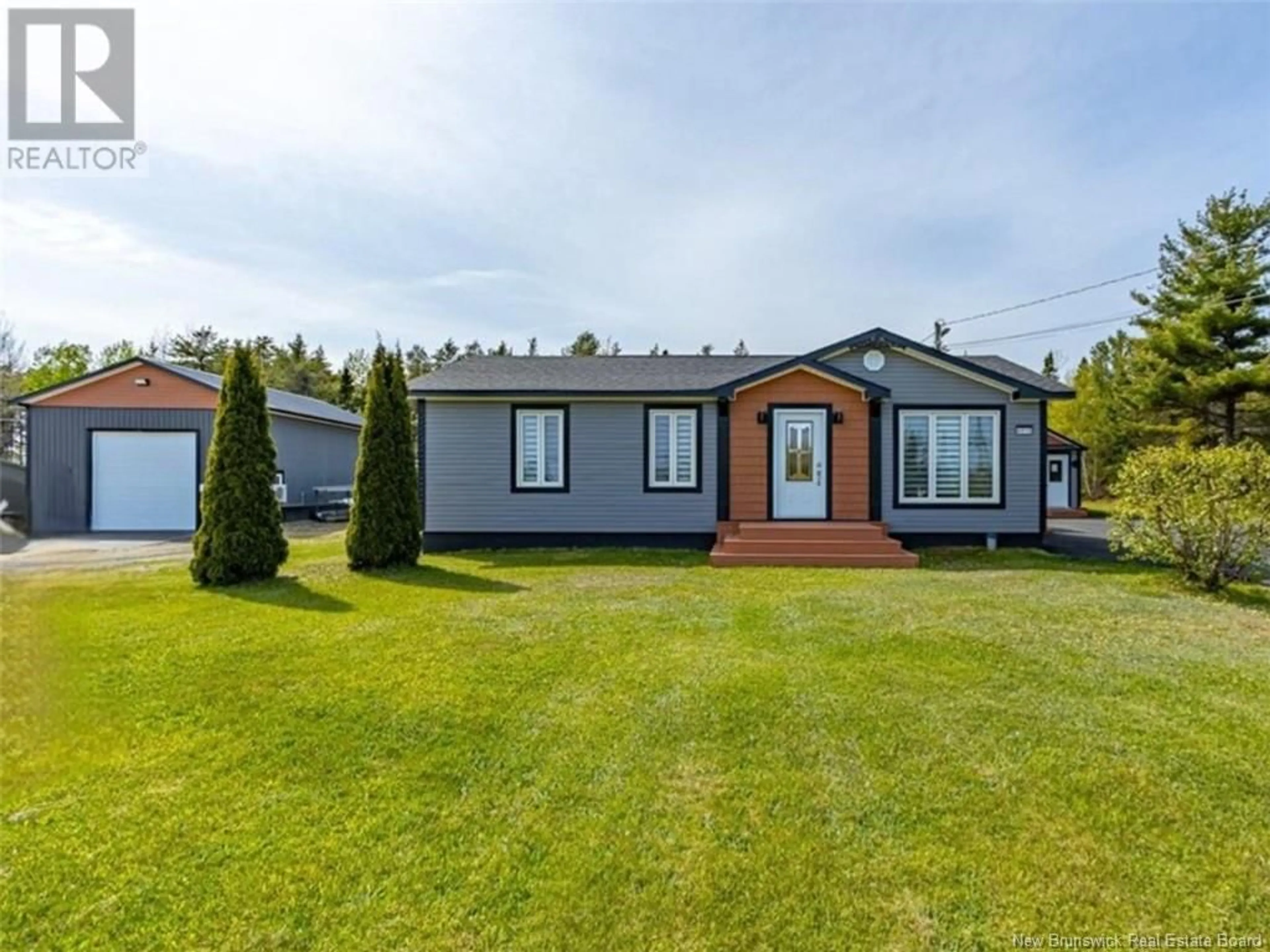 Home with vinyl exterior material, unknown for 4915 ROUTE 11, Brantville New Brunswick E9H1M3