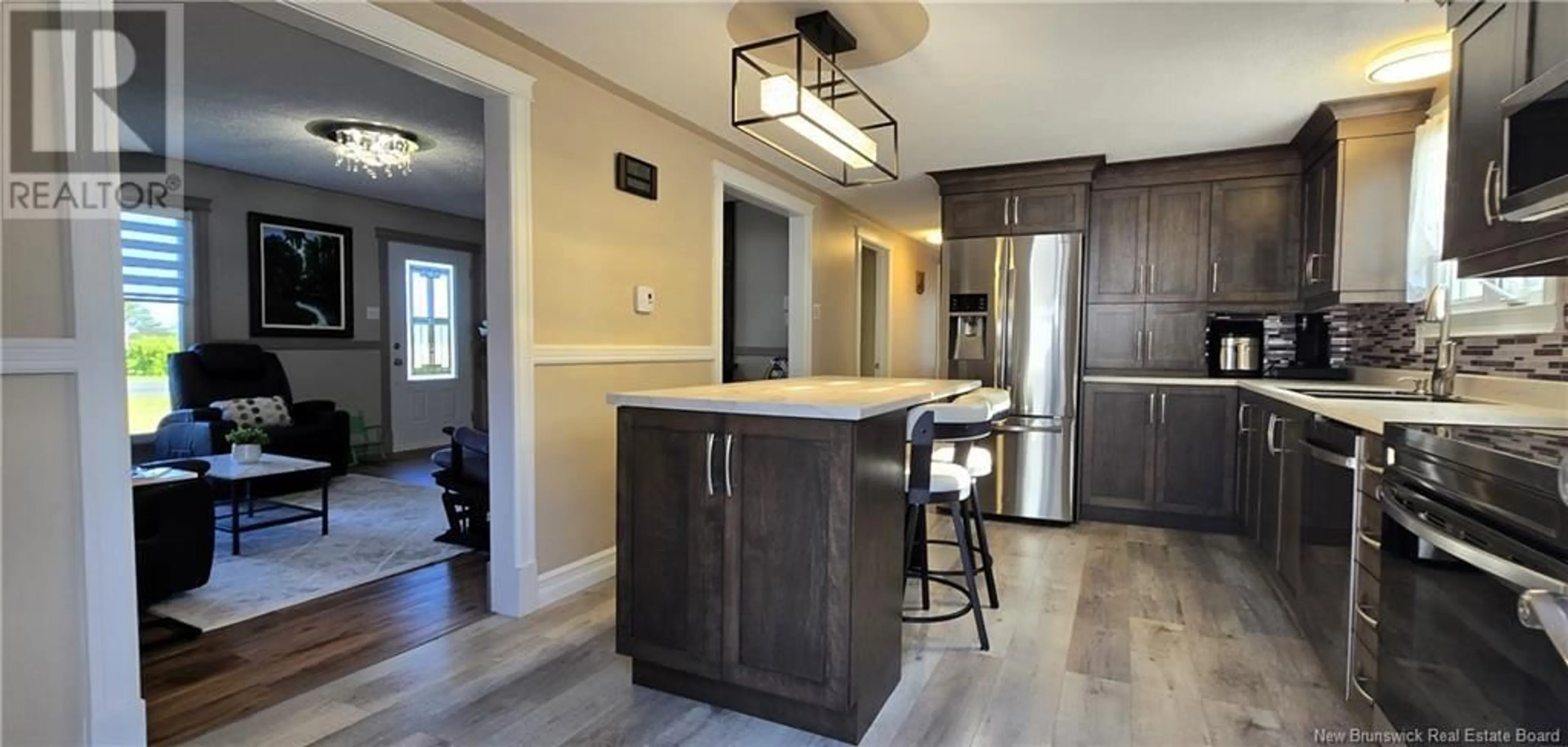 Open concept kitchen, unknown for 4915 ROUTE 11, Brantville New Brunswick E9H1M3