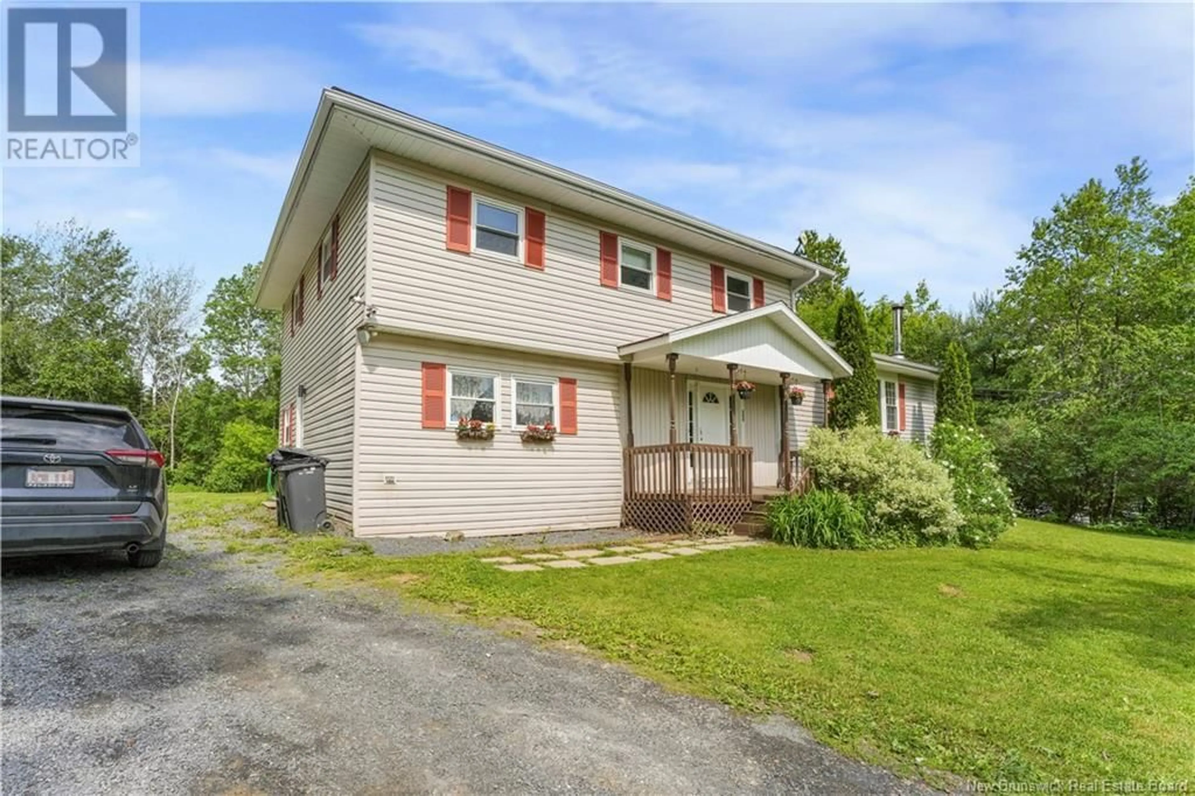 A pic from outside/outdoor area/front of a property/back of a property/a pic from drone, street for 590 PLYMOUTH ROAD, Richmond Corner New Brunswick E7M5B1