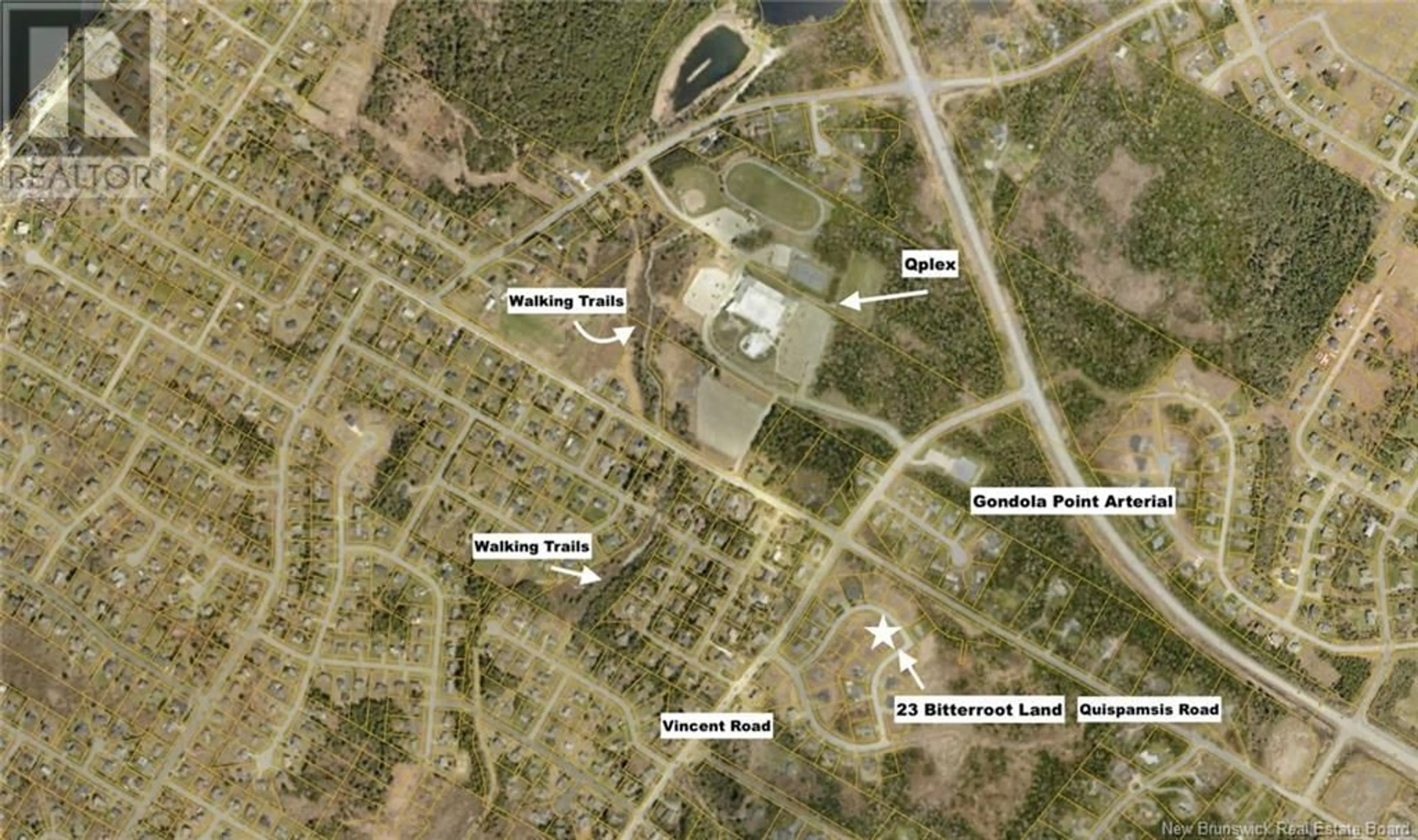 Picture of a map for 23 BITTERROOT LANE, Quispamsis New Brunswick E2E0N7