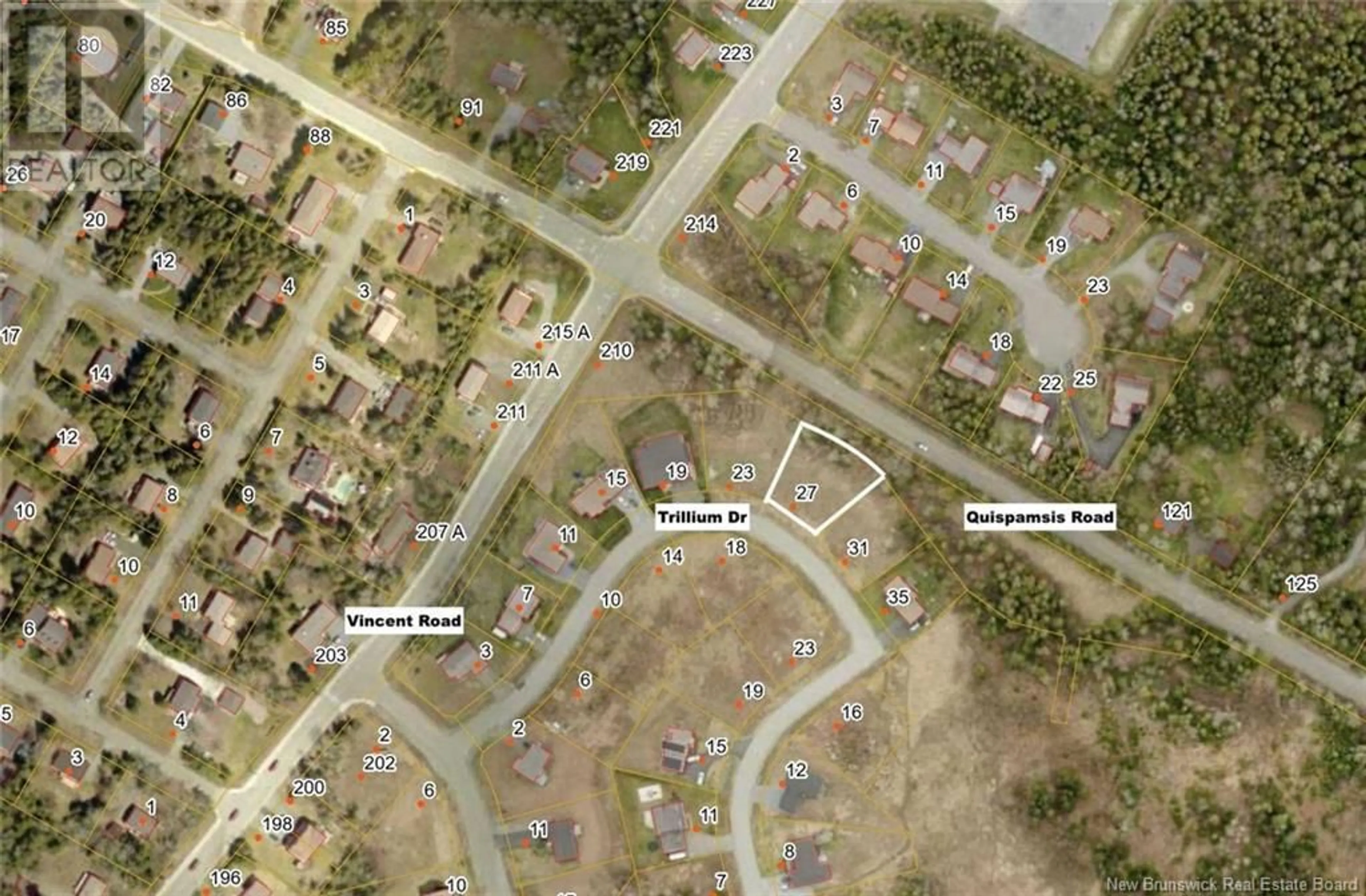 Picture of a map for 27 TRILLIUM DRIVE, Quispamsis New Brunswick E2E0K9