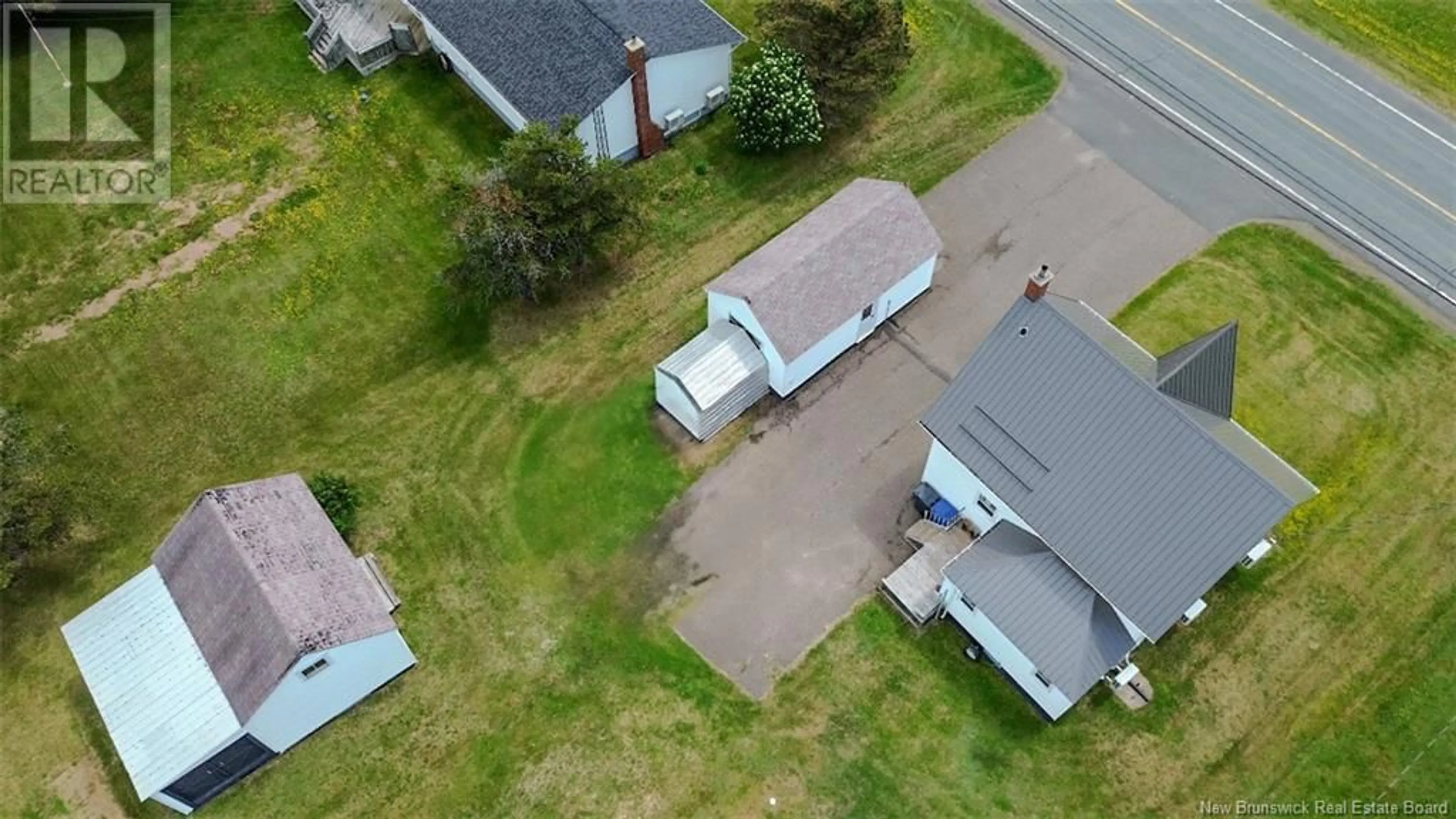 A pic from outside/outdoor area/front of a property/back of a property/a pic from drone, street for 971 ROUTE 113, Inkerman New Brunswick E8P1E7