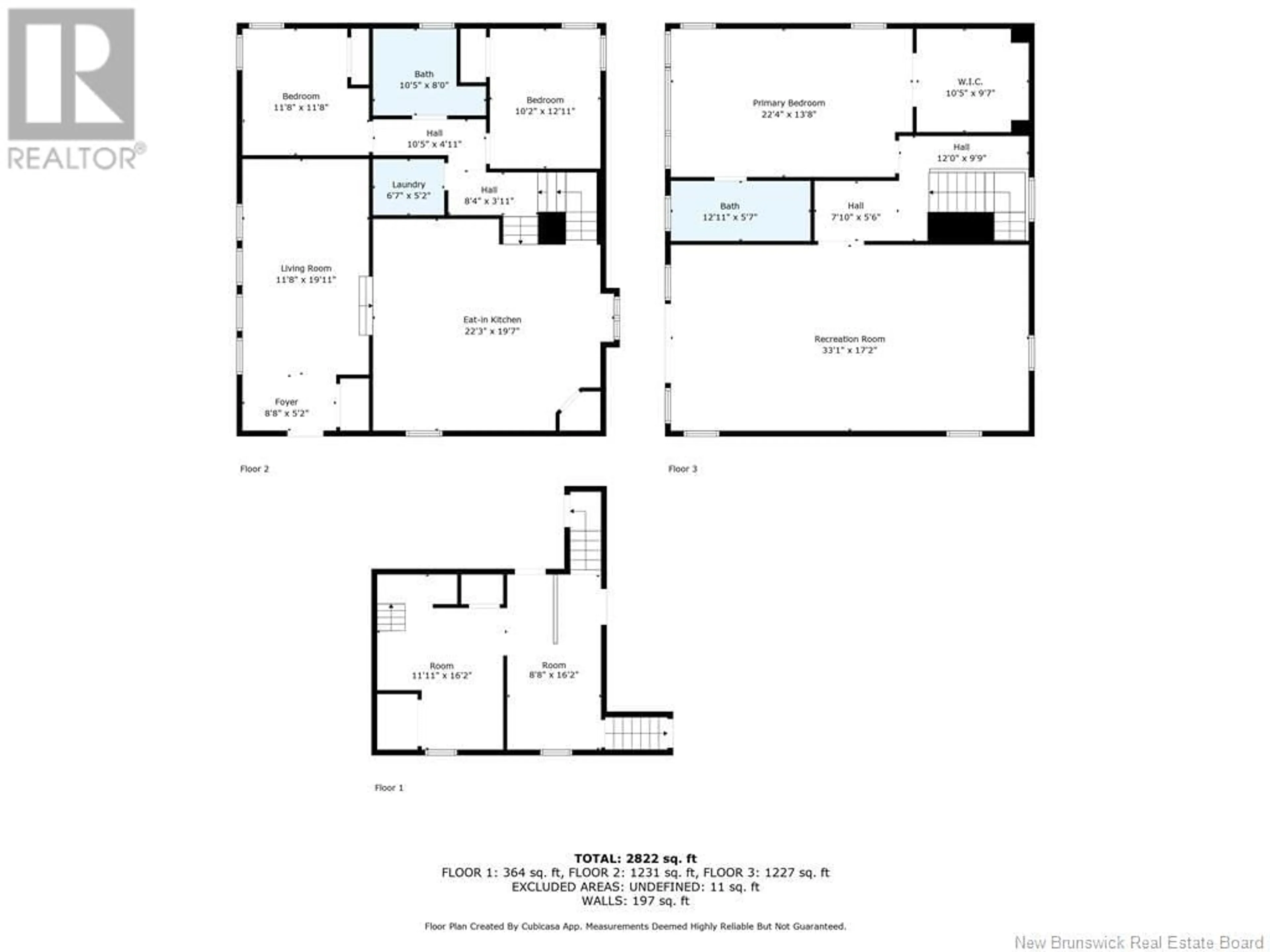 Floor plan for 519 BEL AIR, Beresford New Brunswick E8K1X8