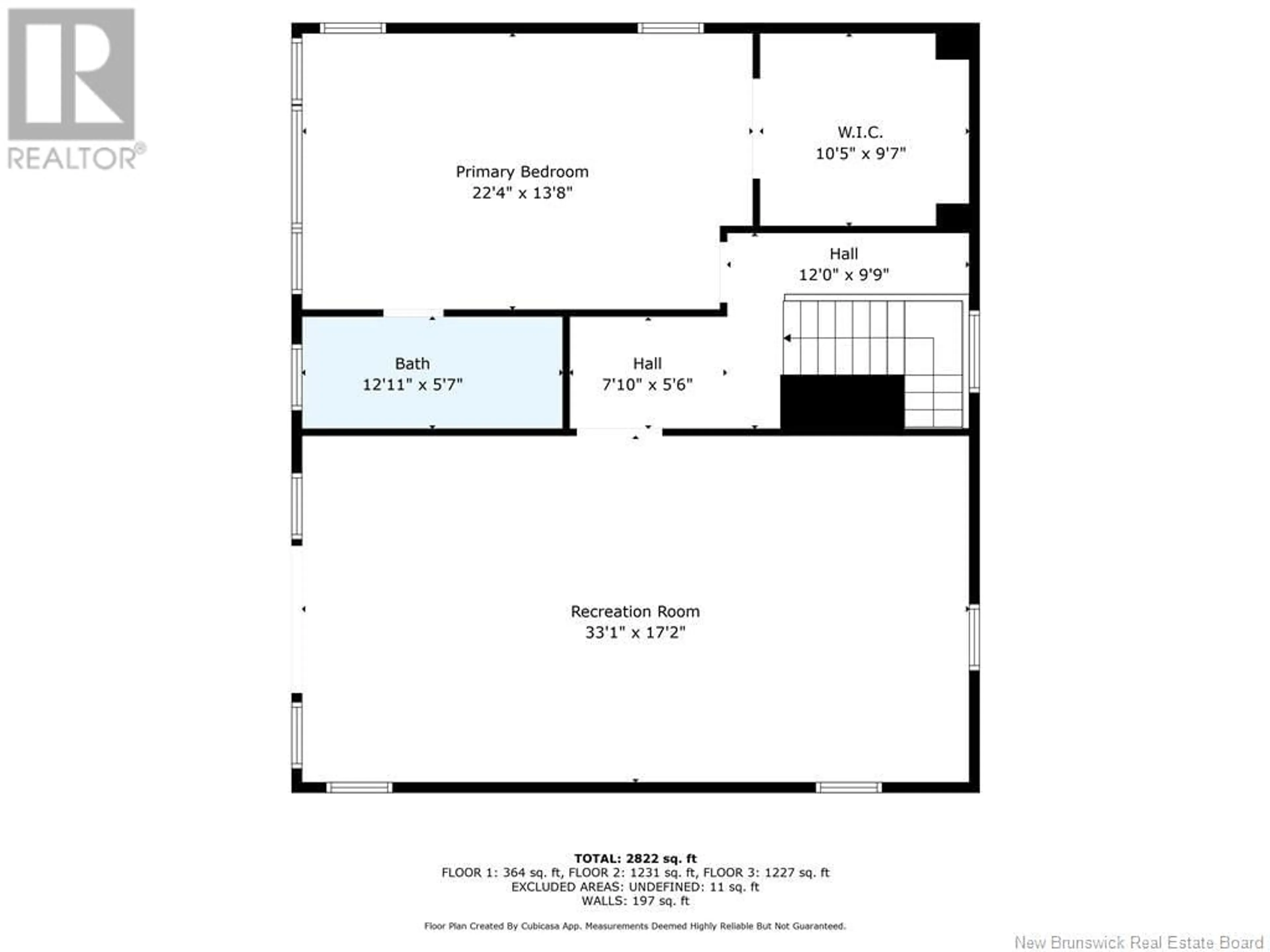 Floor plan for 519 BEL AIR, Beresford New Brunswick E8K1X8
