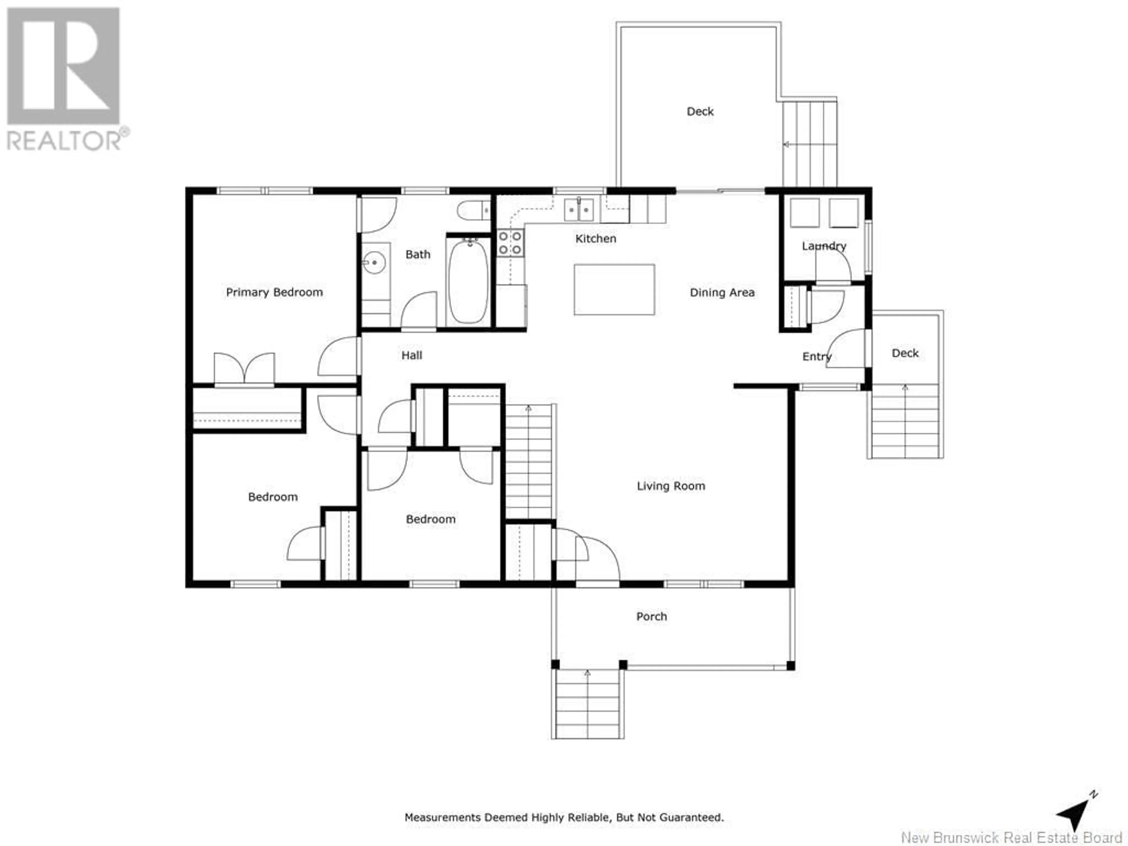 Floor plan for 597 WATER STREET, Miramichi New Brunswick E1N4B9