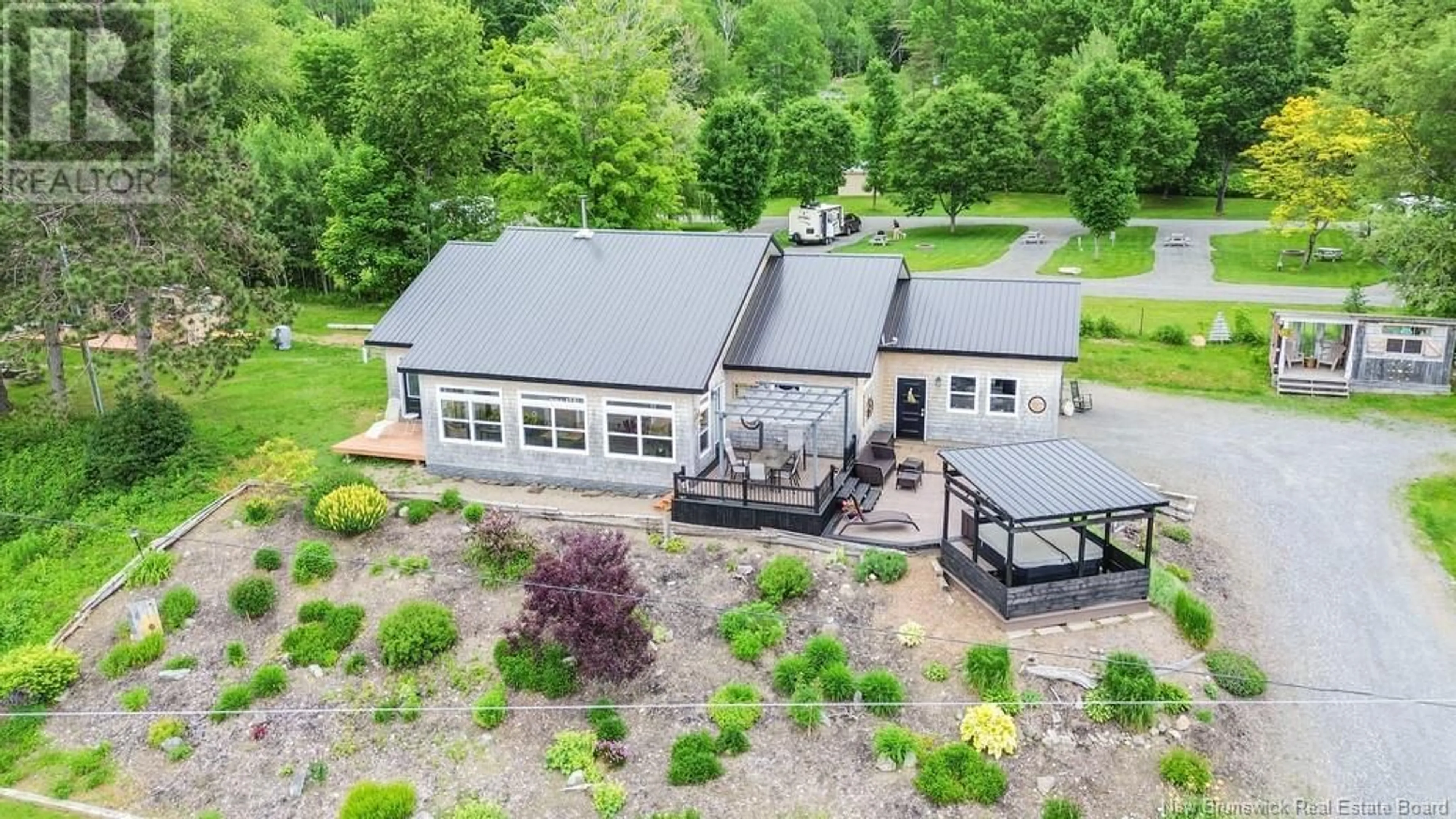 A pic from outside/outdoor area/front of a property/back of a property/a pic from drone, unknown for 31 HAWKSHAW ROAD, Hawkshaw New Brunswick E6G1N8