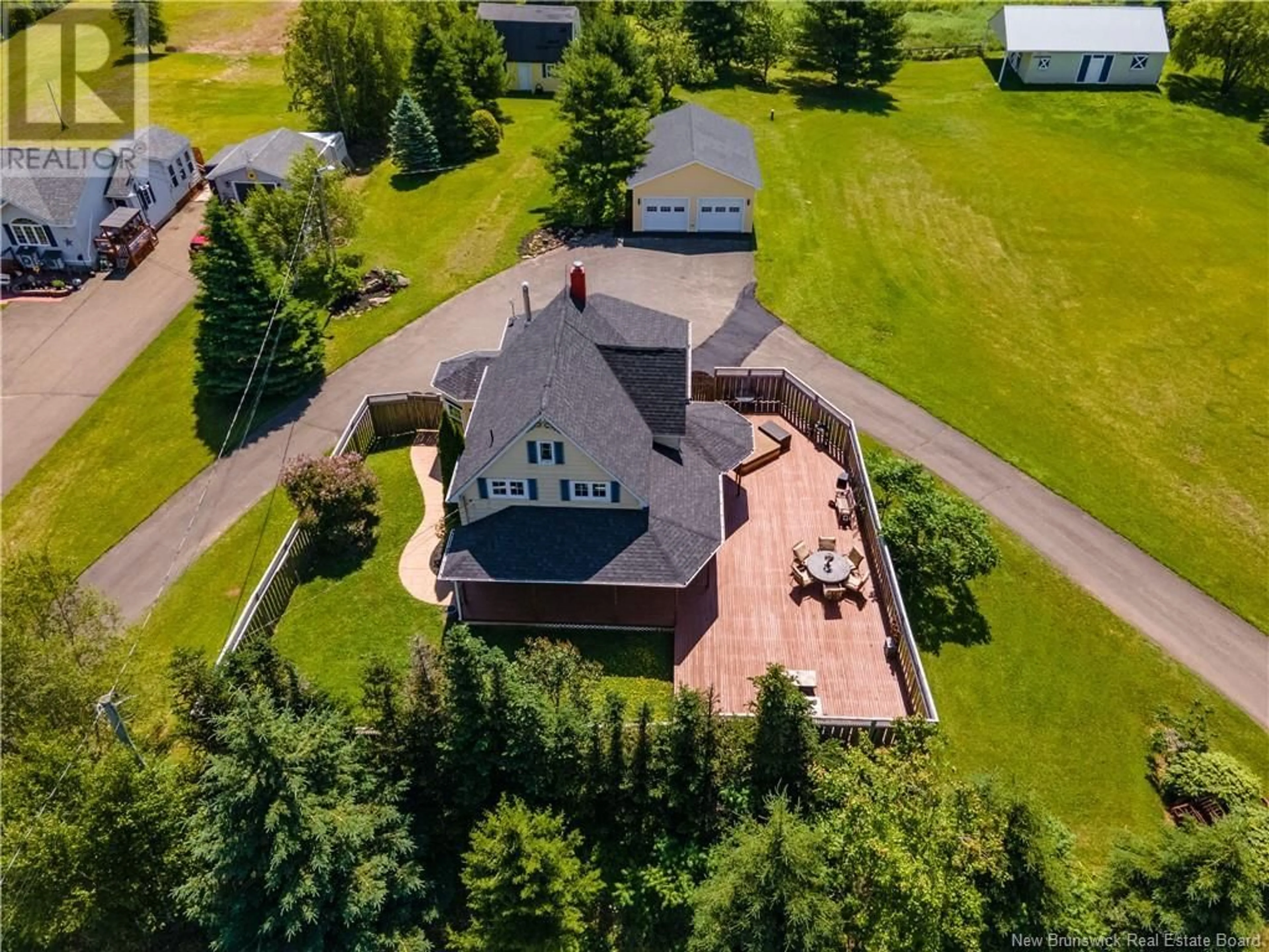 A pic from outside/outdoor area/front of a property/back of a property/a pic from drone, unknown for 3381 ROUTE 115, Notre-Dame New Brunswick E1A7E4