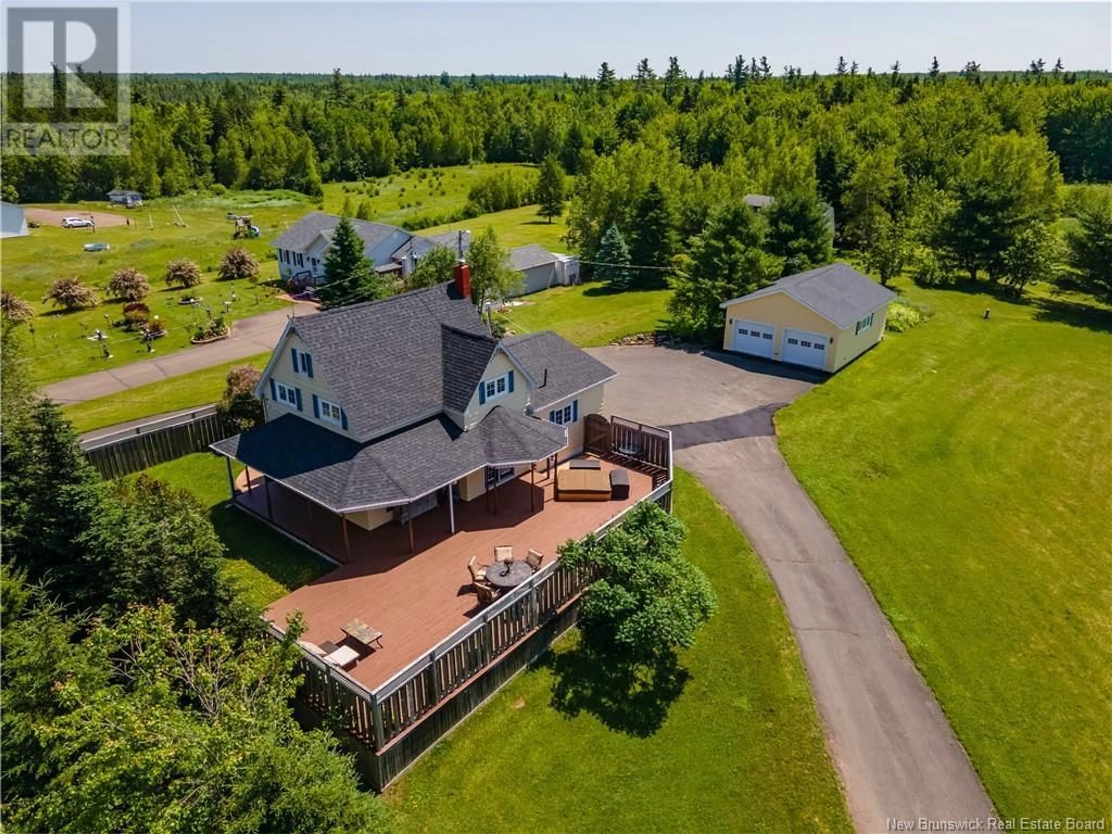 A pic from outside/outdoor area/front of a property/back of a property/a pic from drone, unknown for 3381 ROUTE 115, Notre-Dame New Brunswick E1A7E4