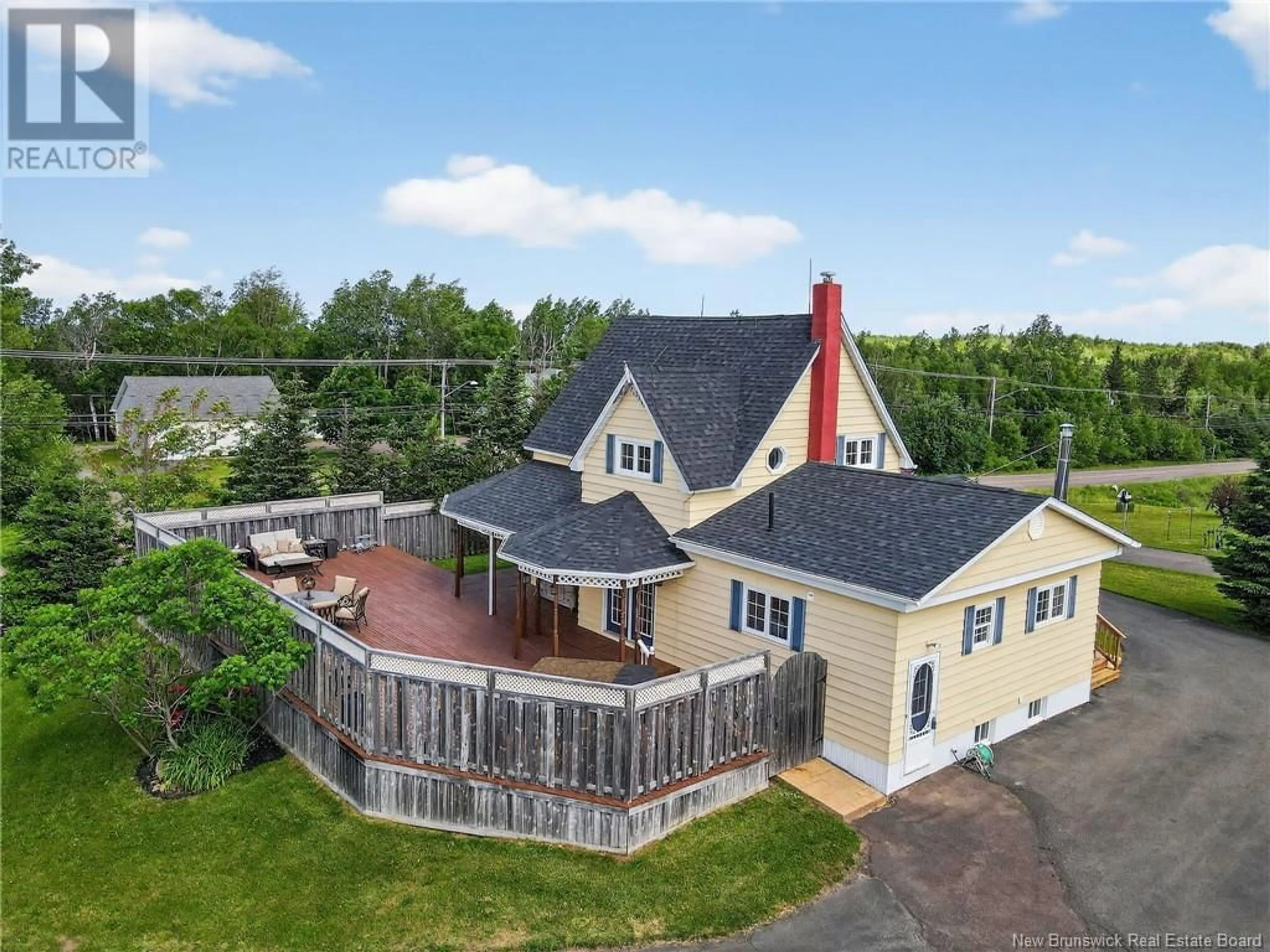 A pic from outside/outdoor area/front of a property/back of a property/a pic from drone, unknown for 3381 ROUTE 115, Notre-Dame New Brunswick E1A7E4