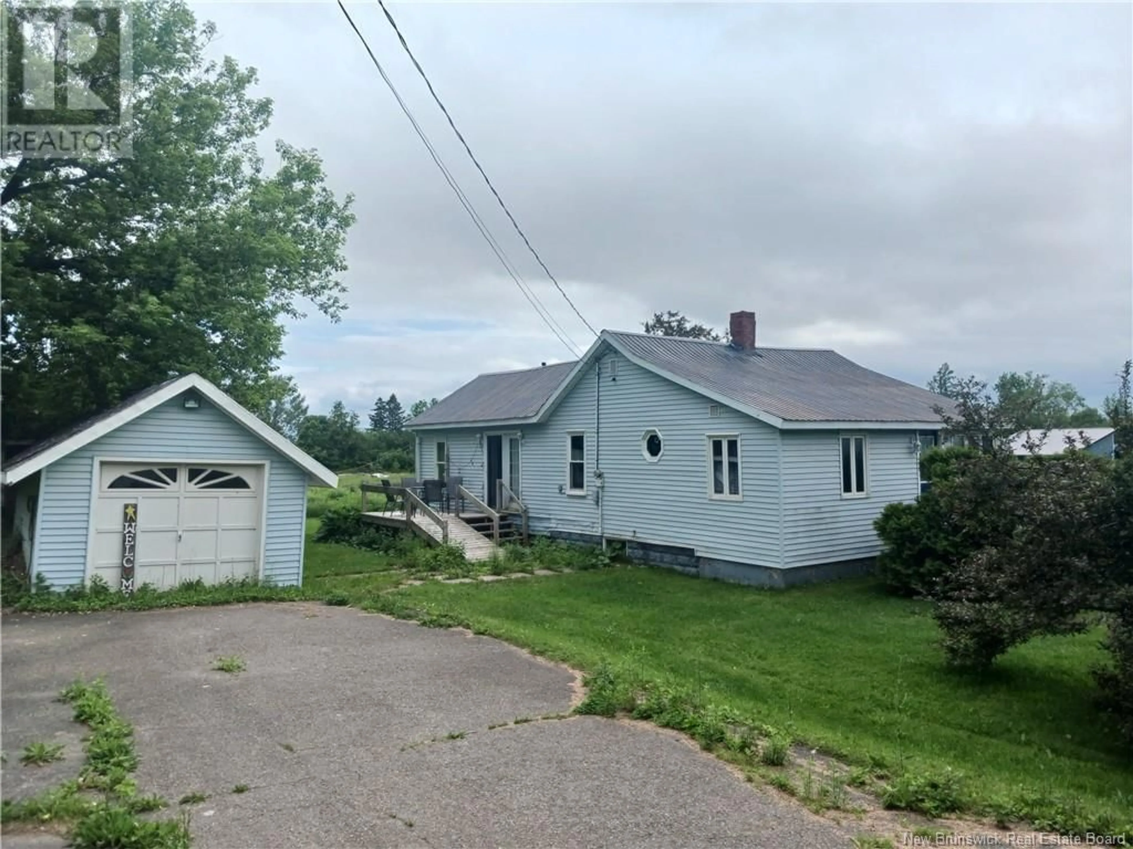 A pic from outside/outdoor area/front of a property/back of a property/a pic from drone, street for 96 ROCKLAND ROAD, Hartland New Brunswick E7P1E3