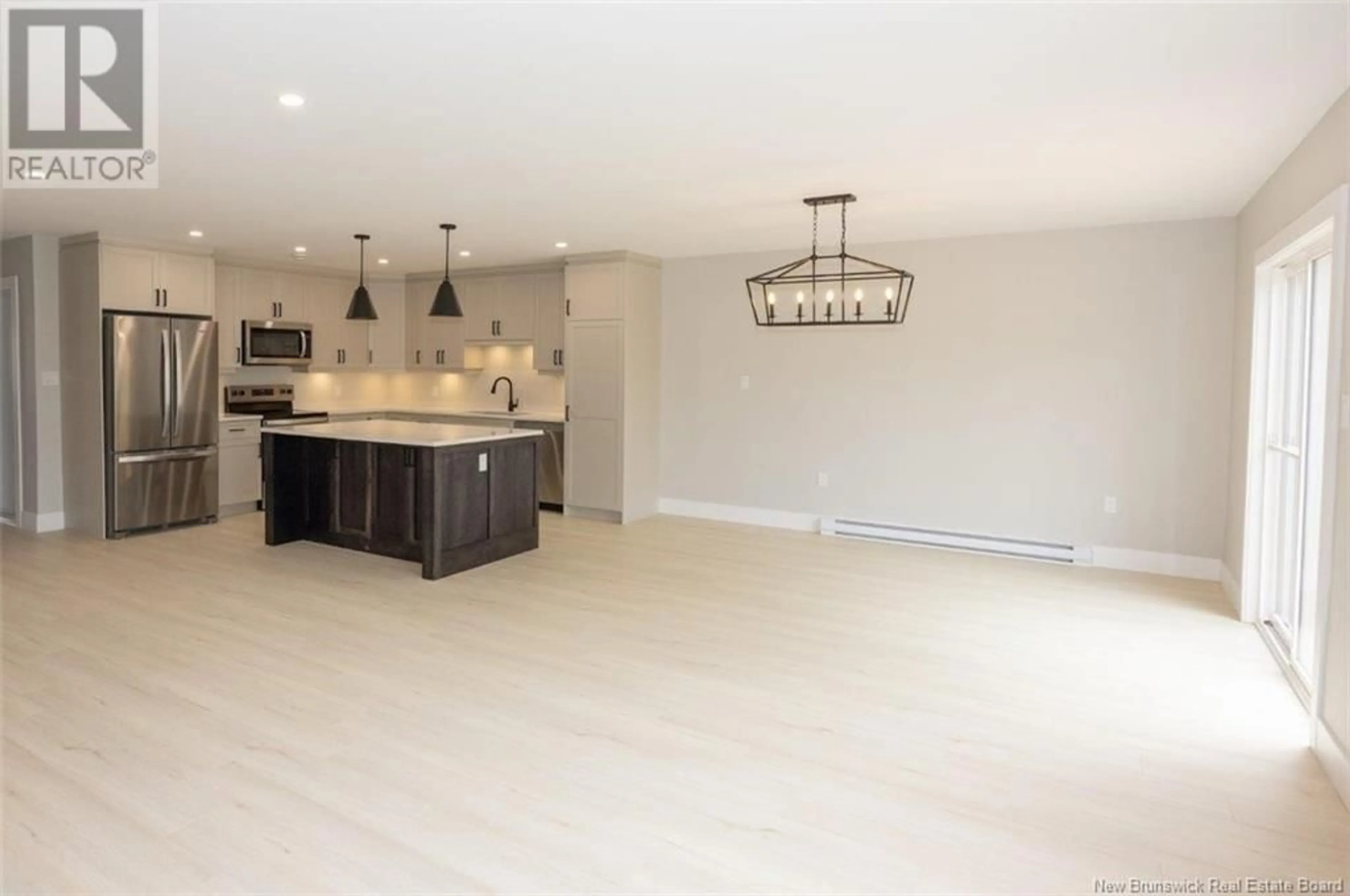 Open concept kitchen, ceramic/tile floor for 85 GLENNORTH STREET, Fredericton New Brunswick E3G0A3