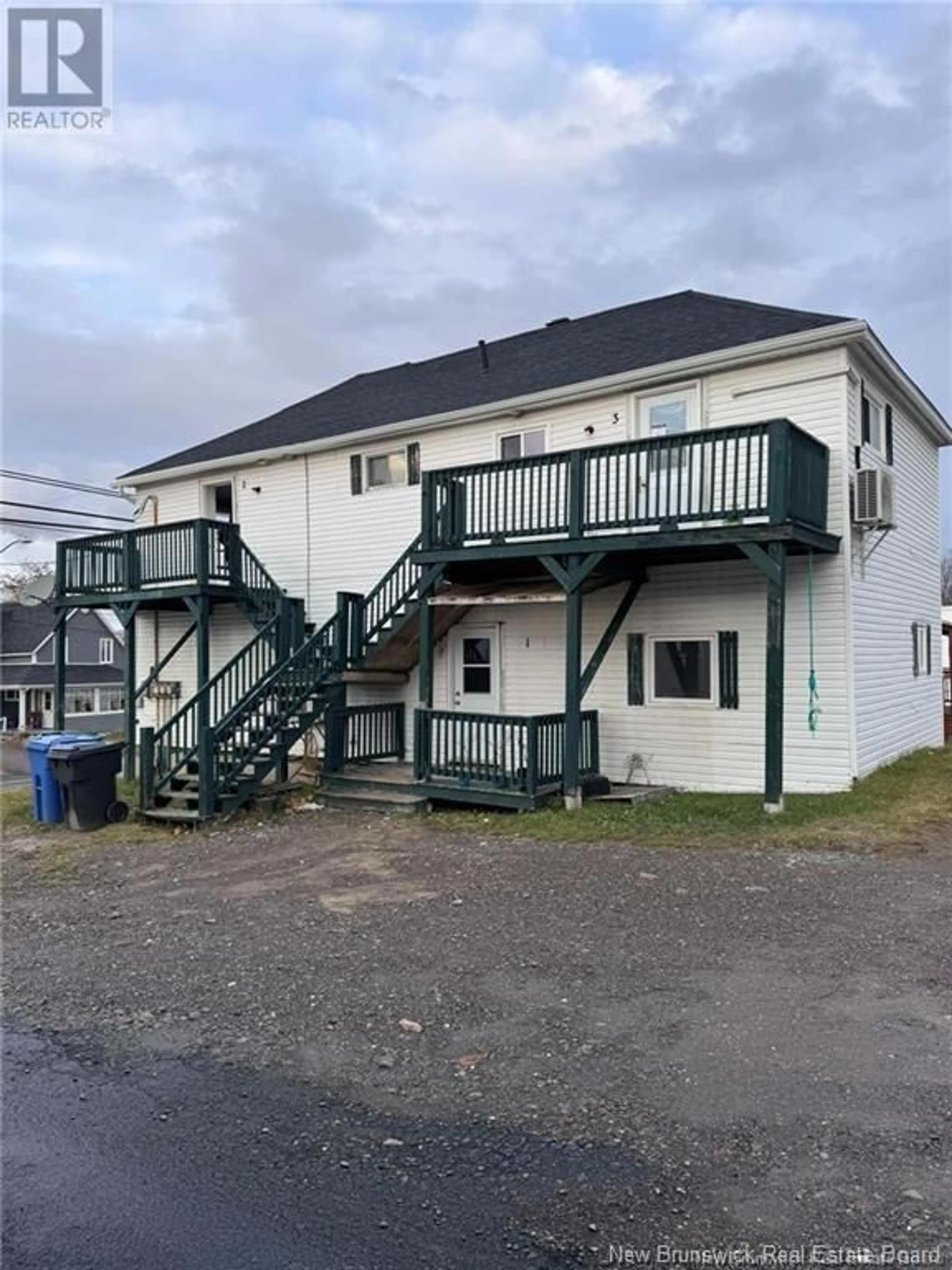A pic from outside/outdoor area/front of a property/back of a property/a pic from drone, building for 222 NOTRE DAME STREET, Atholville New Brunswick E3N3Z7