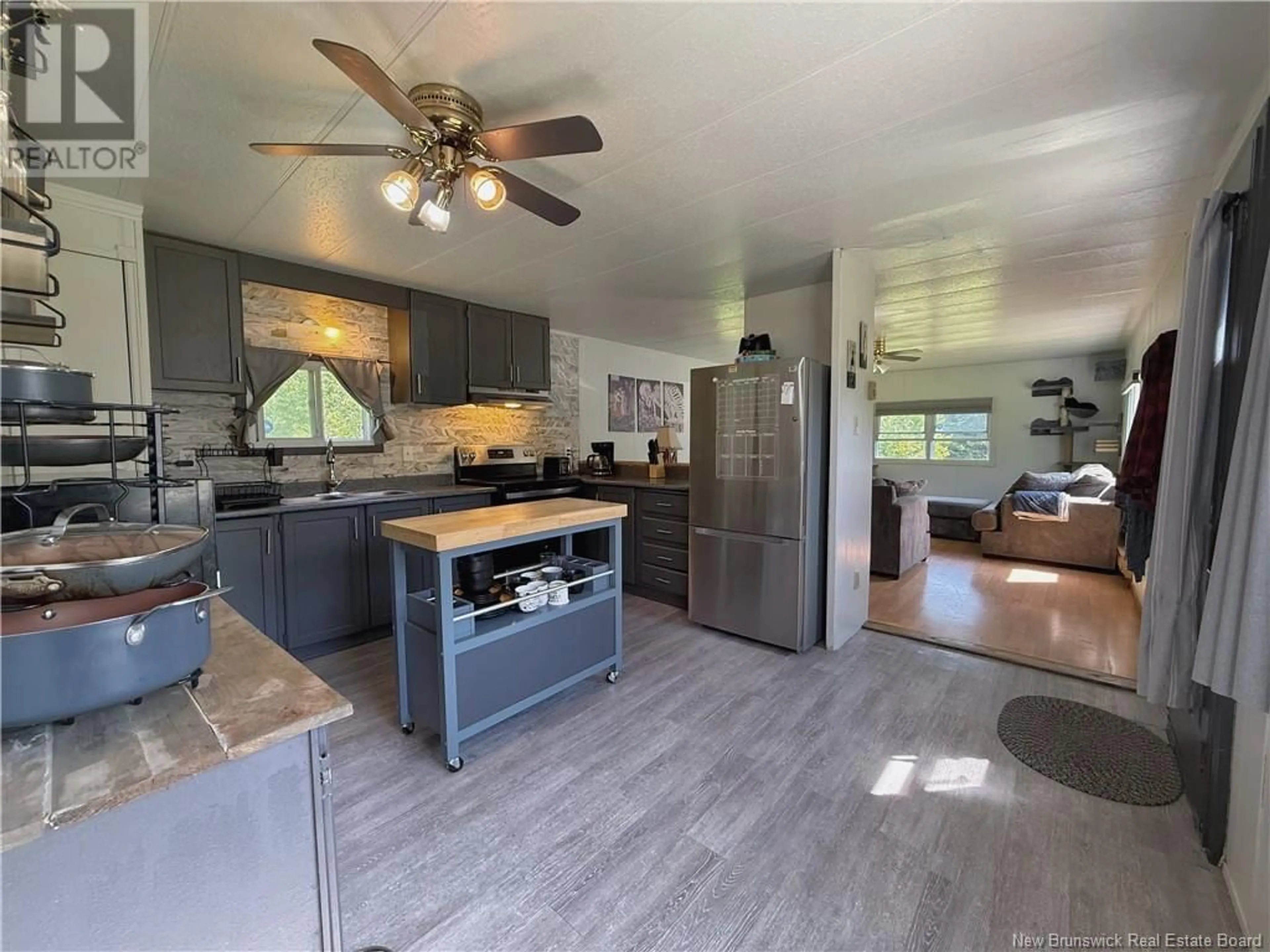 Open concept kitchen, unknown for 59 KELLY ROAD, Coles Island New Brunswick E4C2W5