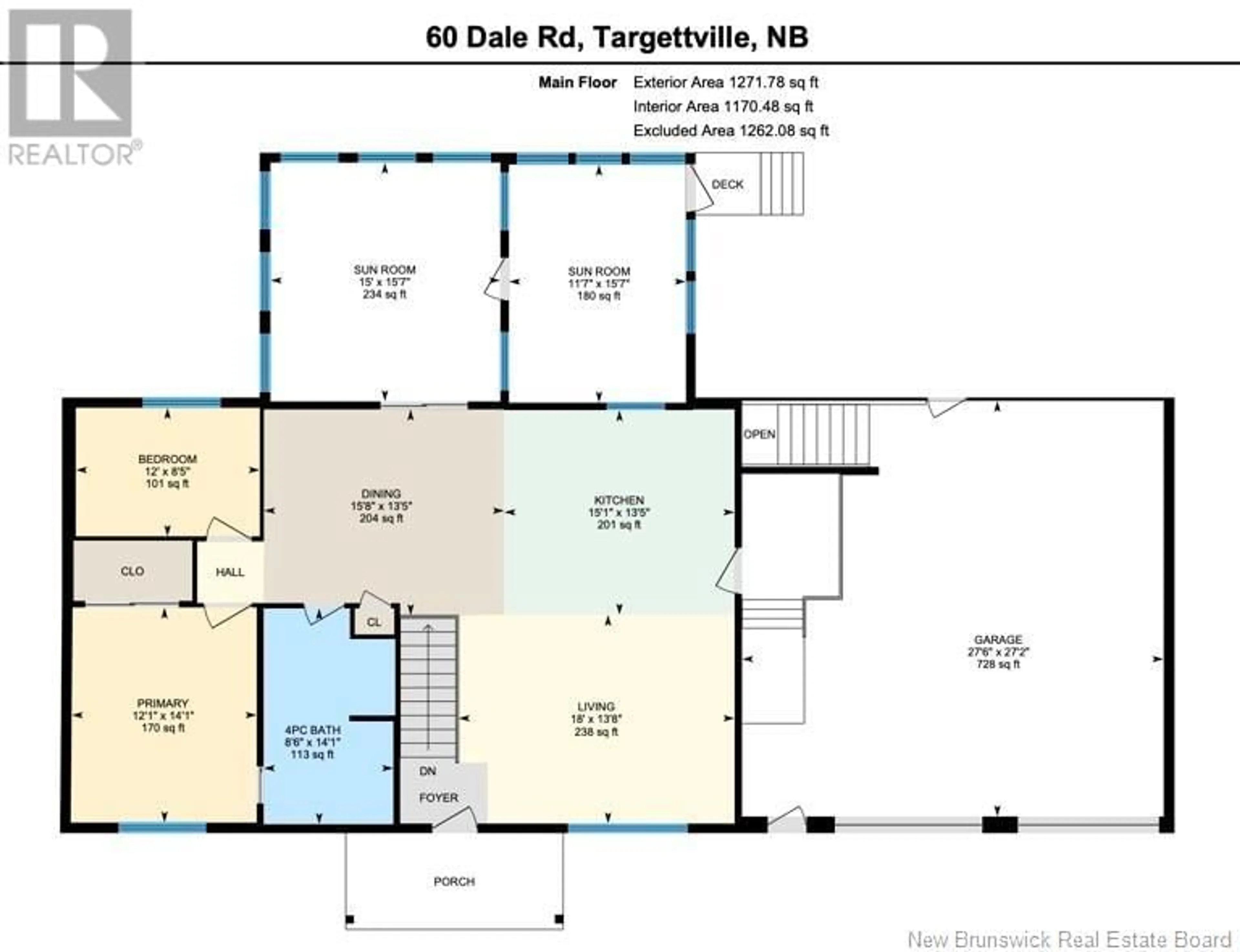 Floor plan for 60 DALE ROAD, Targettville New Brunswick E4W1W6