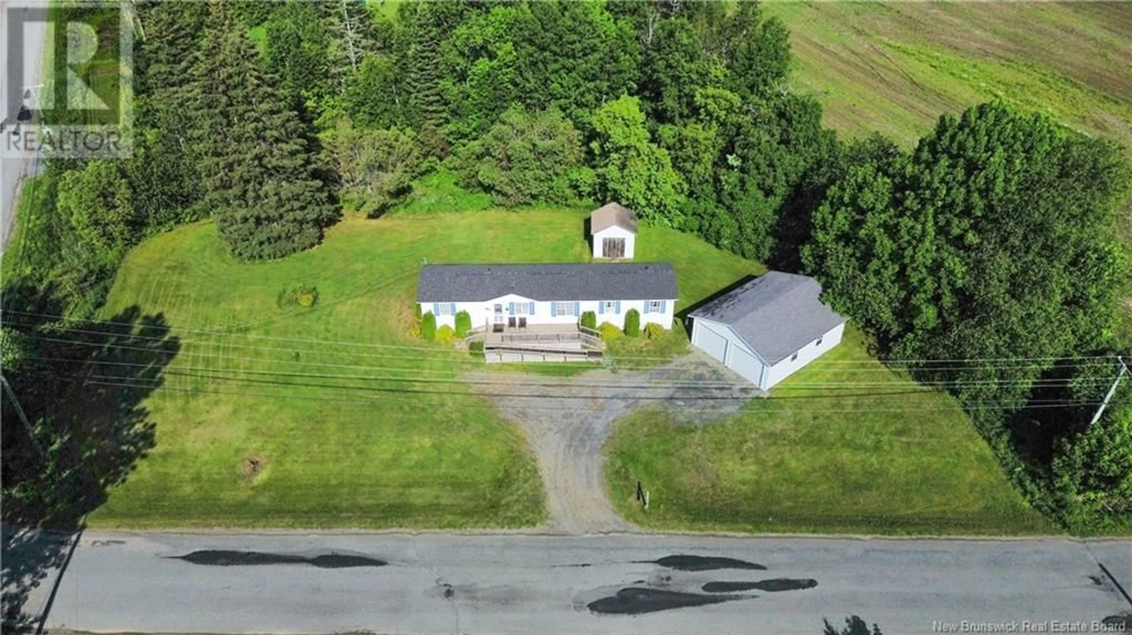 A pic from outside/outdoor area/front of a property/back of a property/a pic from drone, unknown for 122 BULL ROAD, Bedell New Brunswick E7M4M4