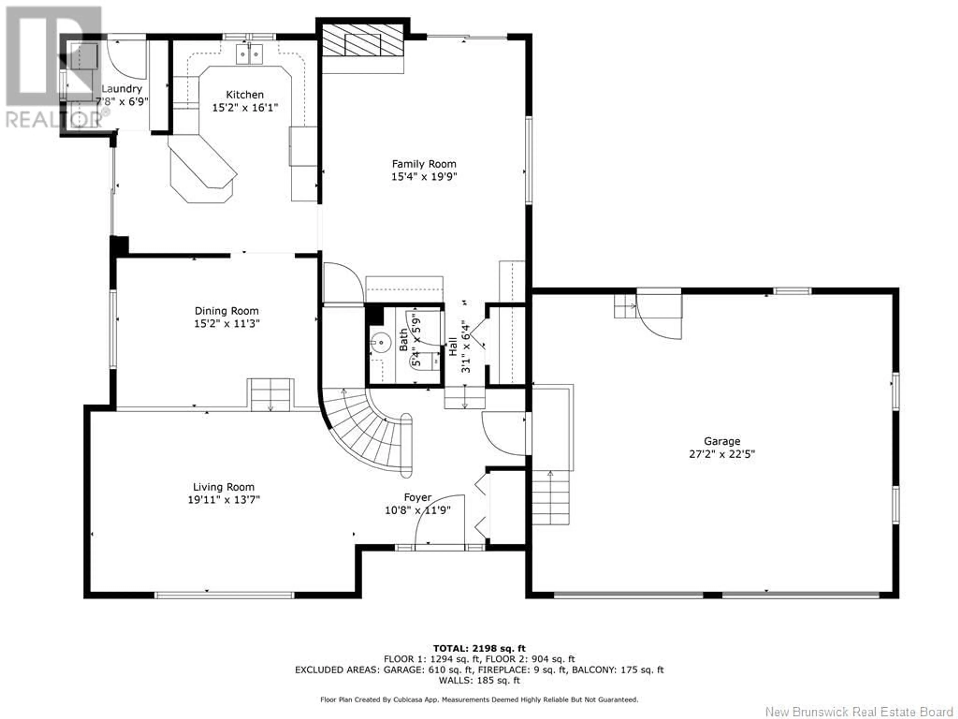 Floor plan for 147 DESCHENES STREET, Grand-Sault/Grand Falls New Brunswick E3Y1B8