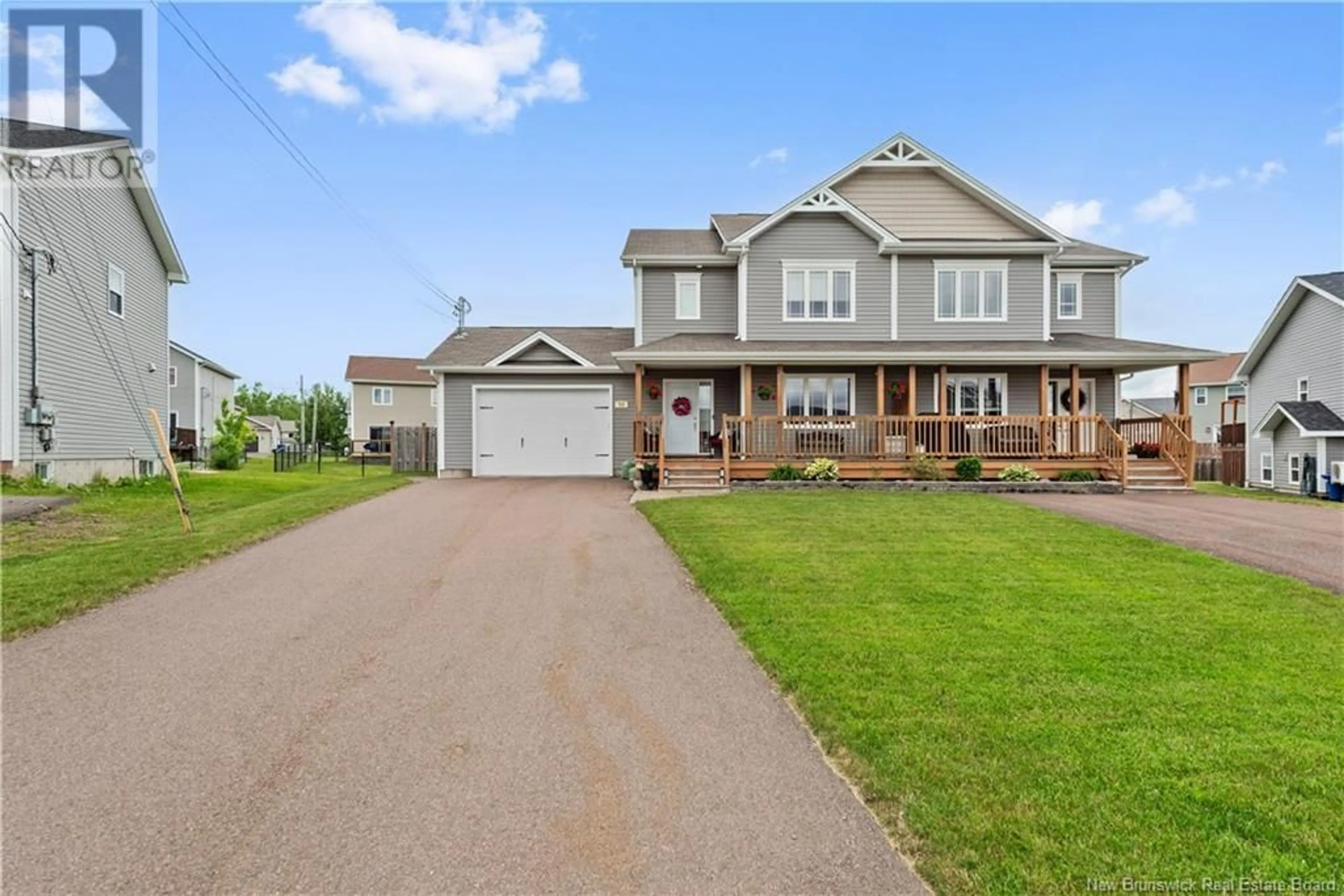 Home with vinyl exterior material, street for 53 GAMBIA STREET, Moncton New Brunswick E1G5S7