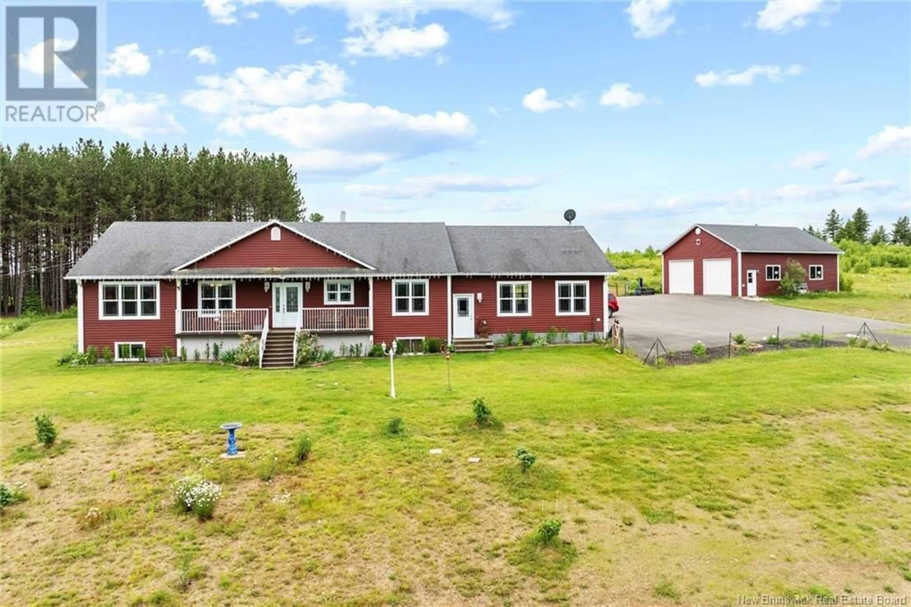 A pic from outside/outdoor area/front of a property/back of a property/a pic from drone, building for 3824 ROUTE 123, Gaspereau Forks New Brunswick E4A2G7