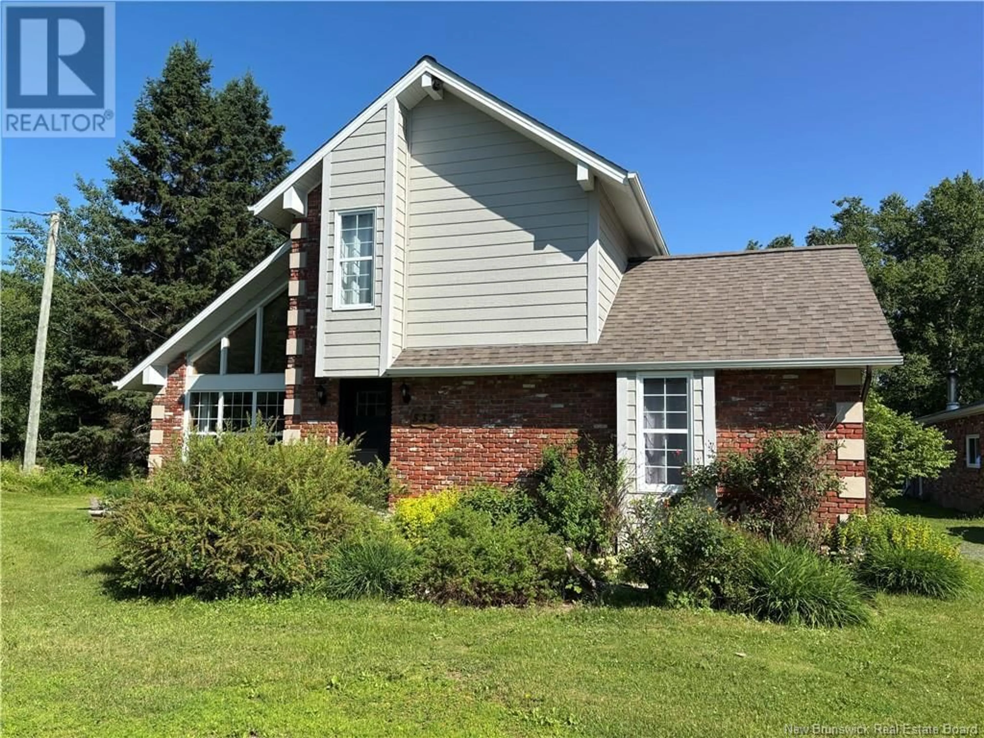 Home with brick exterior material, unknown for 532 CHEMIN TREMBALY, Tremblay New Brunswick E8J3E3