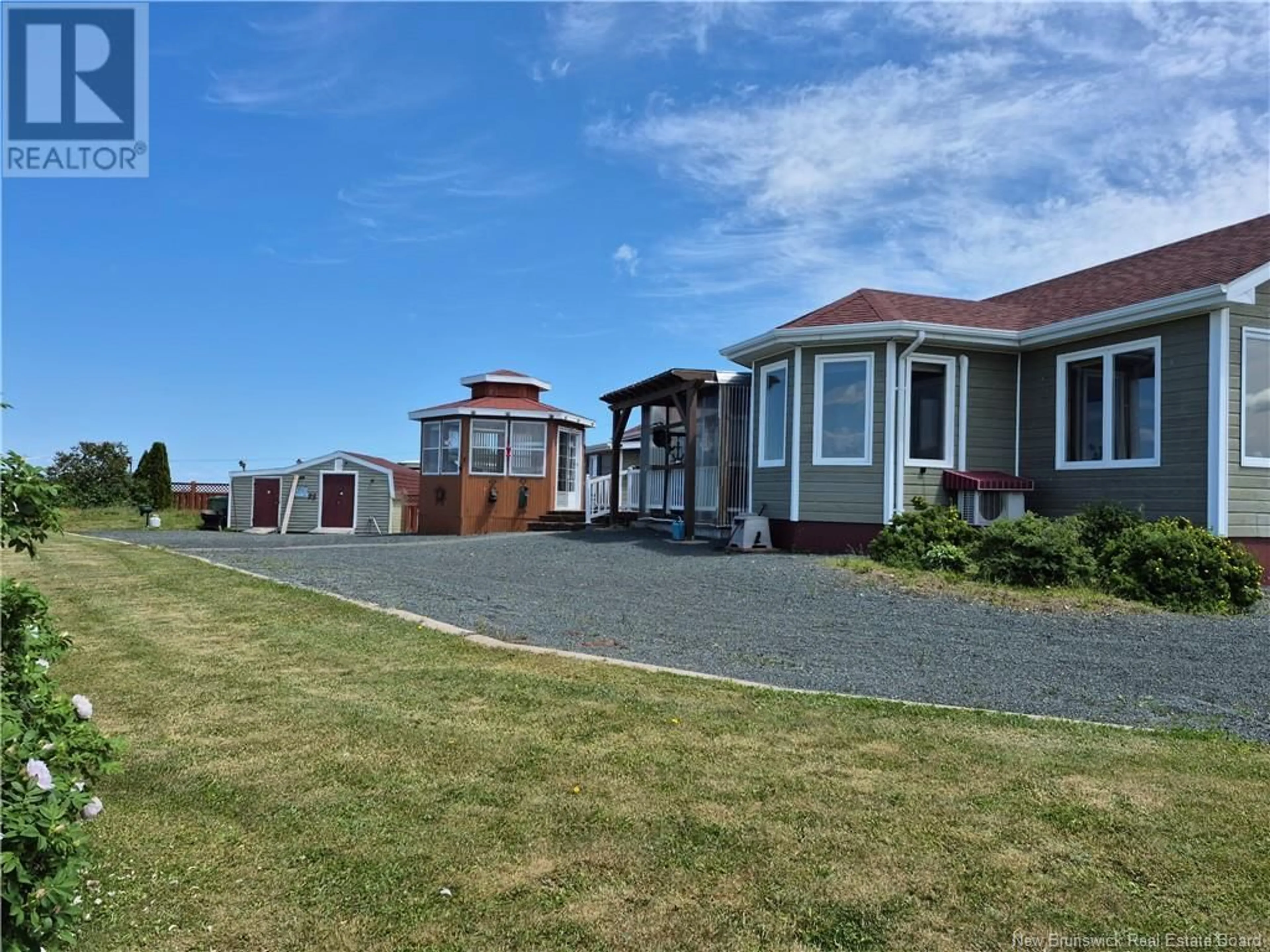 A pic from outside/outdoor area/front of a property/back of a property/a pic from drone, street for 25 BAYSHORE DRIVE, Bathurst New Brunswick E2A6A5