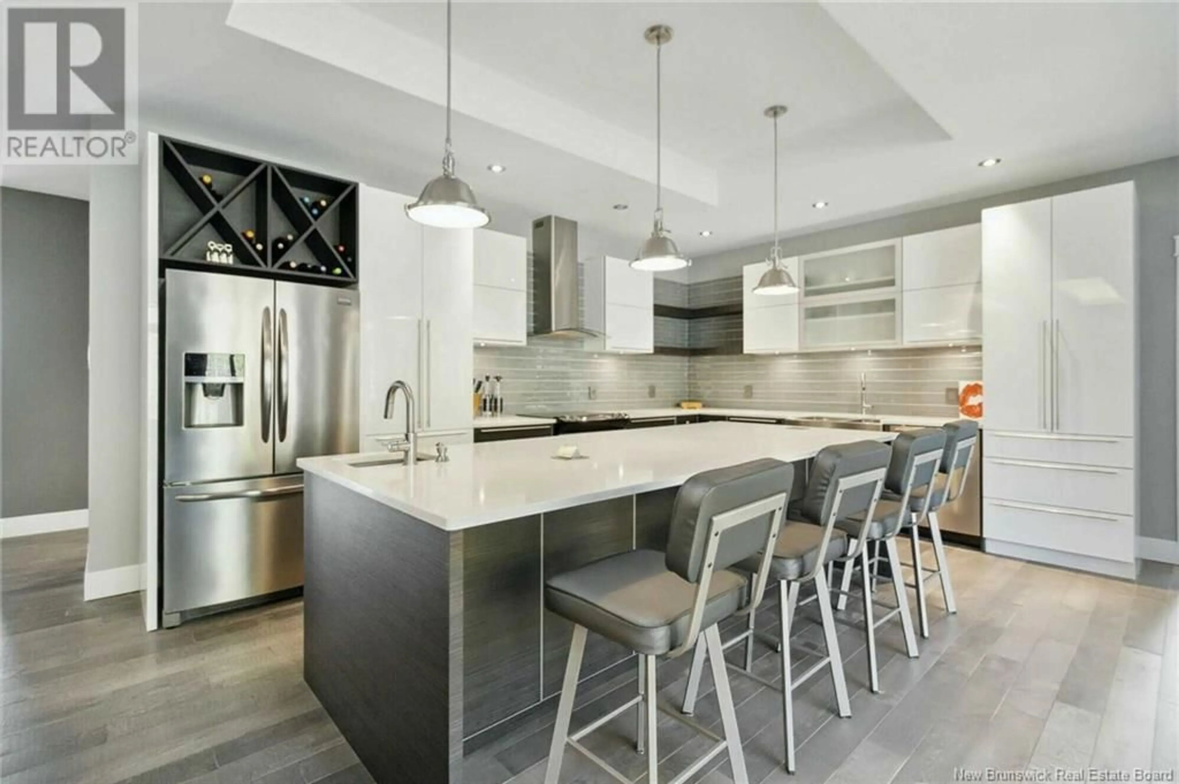 Contemporary kitchen, ceramic/tile floor for 210 ROSEBANK CRESCENT, Riverview New Brunswick E1B0R6