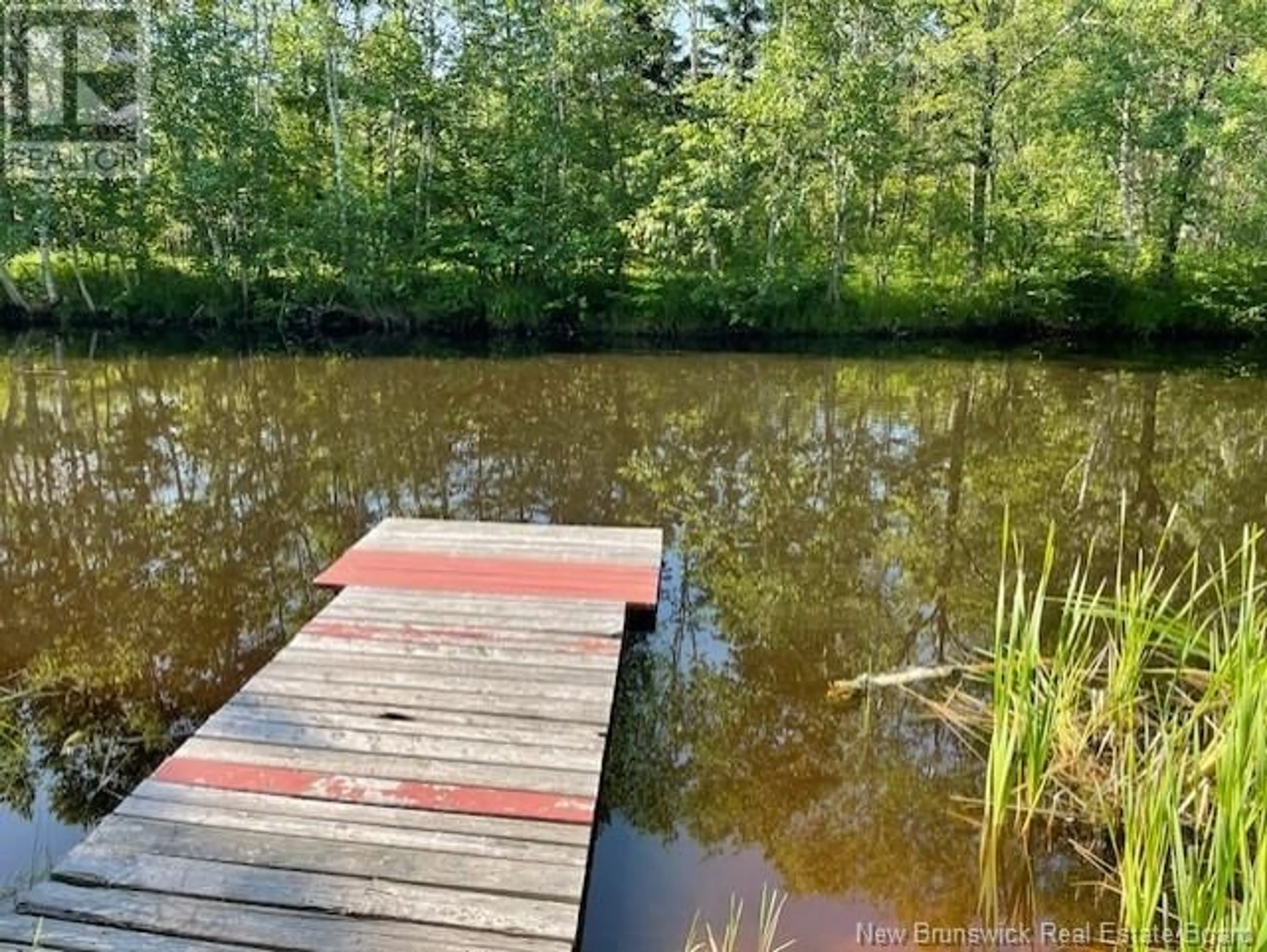 A pic from outside/outdoor area/front of a property/back of a property/a pic from drone, water/lake/river/ocean view for 628 RTE 865, Moosehorn Creek New Brunswick B5T5A9