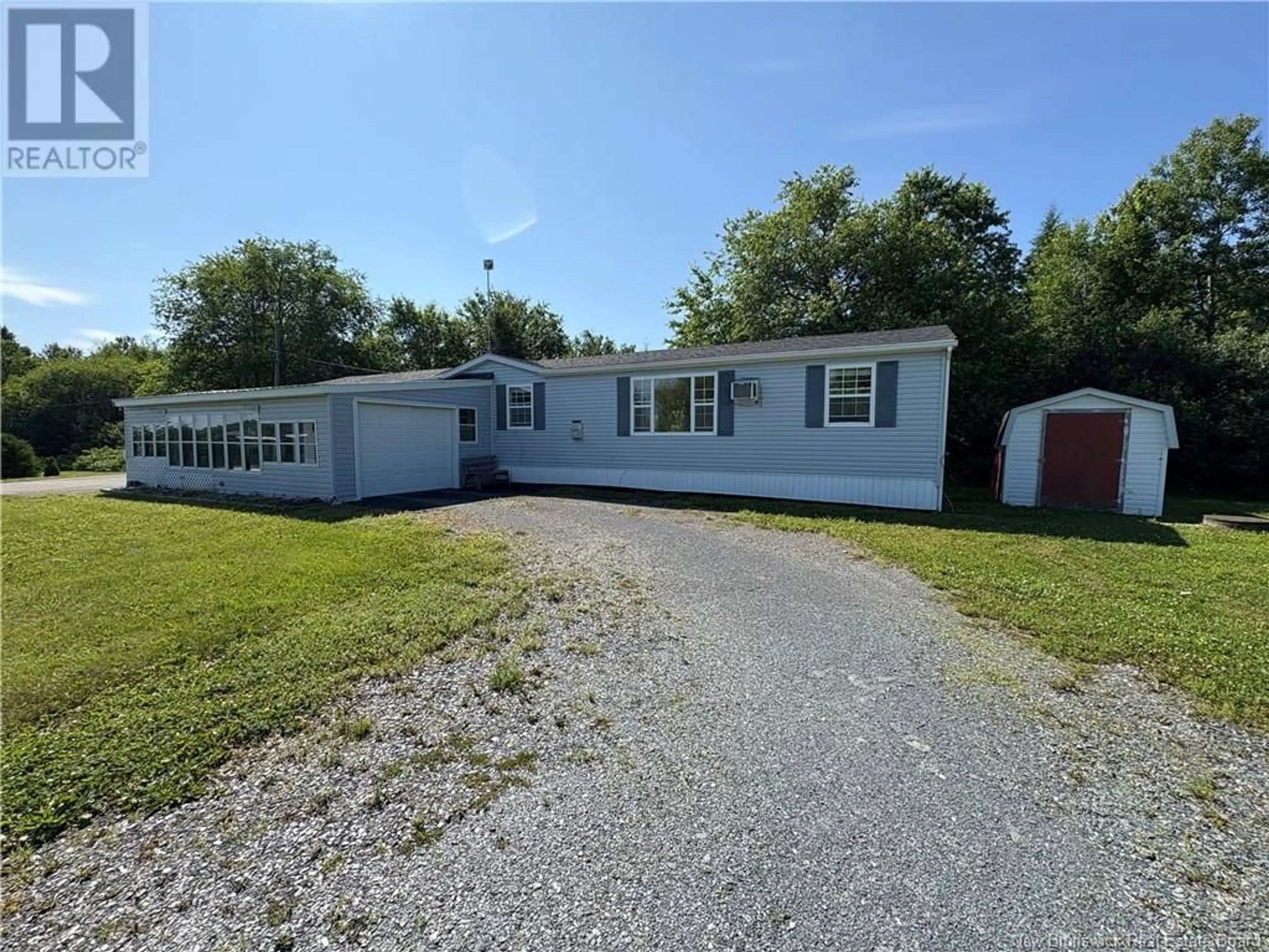 A pic from outside/outdoor area/front of a property/back of a property/a pic from drone, unknown for 11 KIMBALL LANE, Hartford New Brunswick E7M5J2