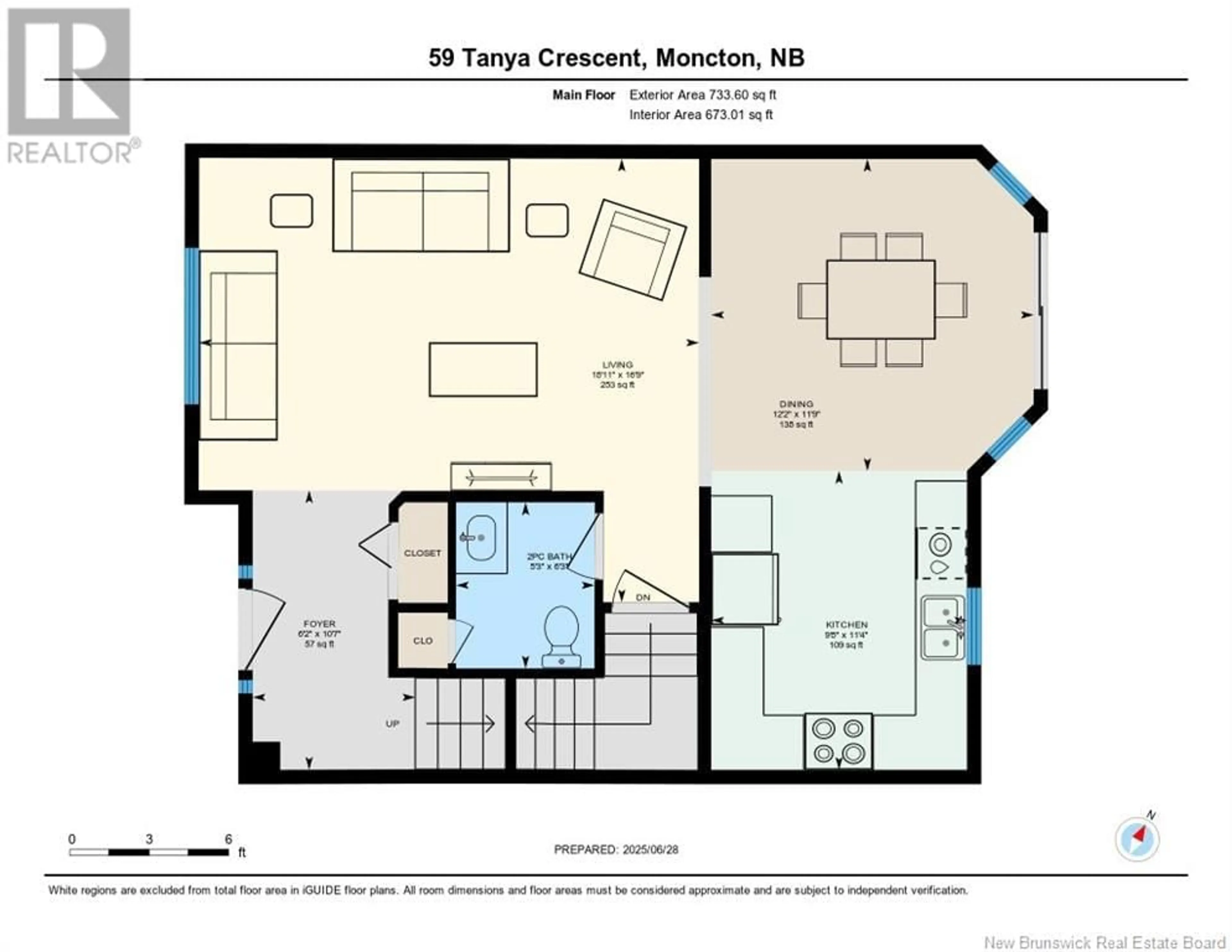 Floor plan for 59 TANYA CRESCENT, Moncton New Brunswick E1E4V3