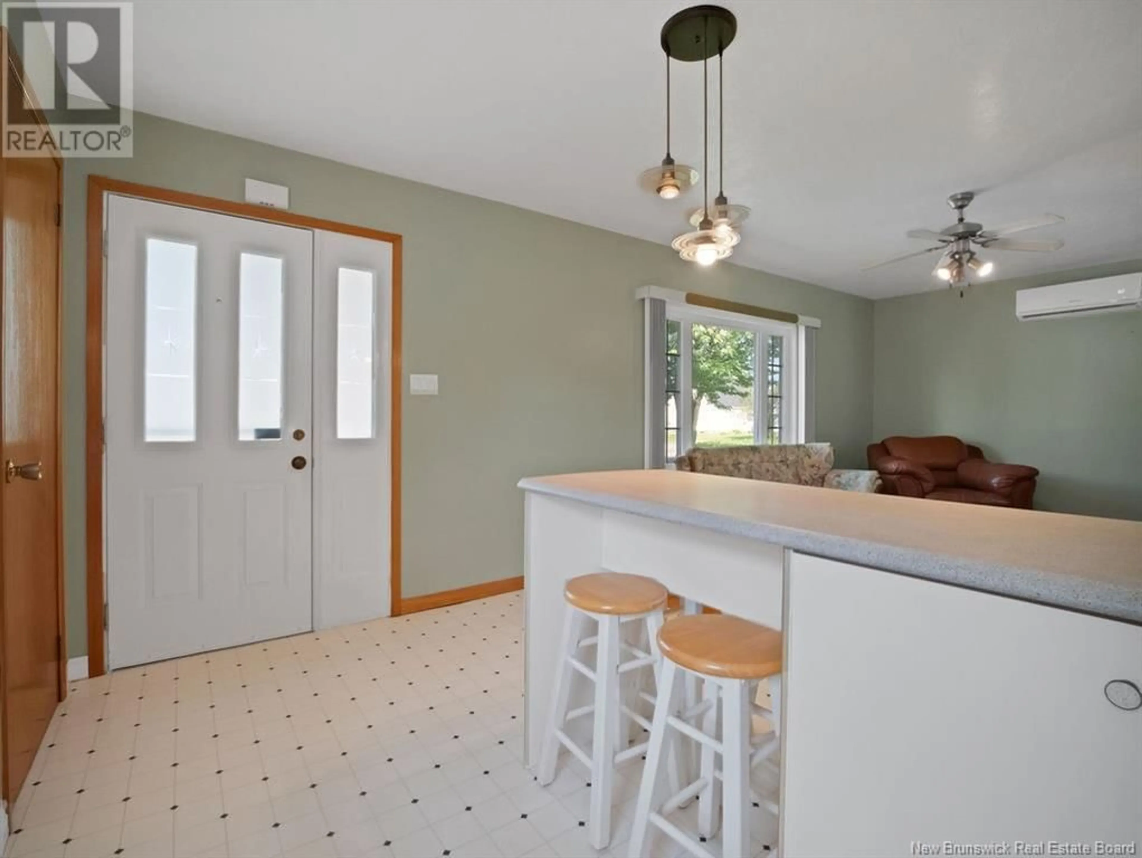 Open concept kitchen, ceramic/tile floor for 125 SHIRLEY AVENUE, Moncton New Brunswick E1C6N6