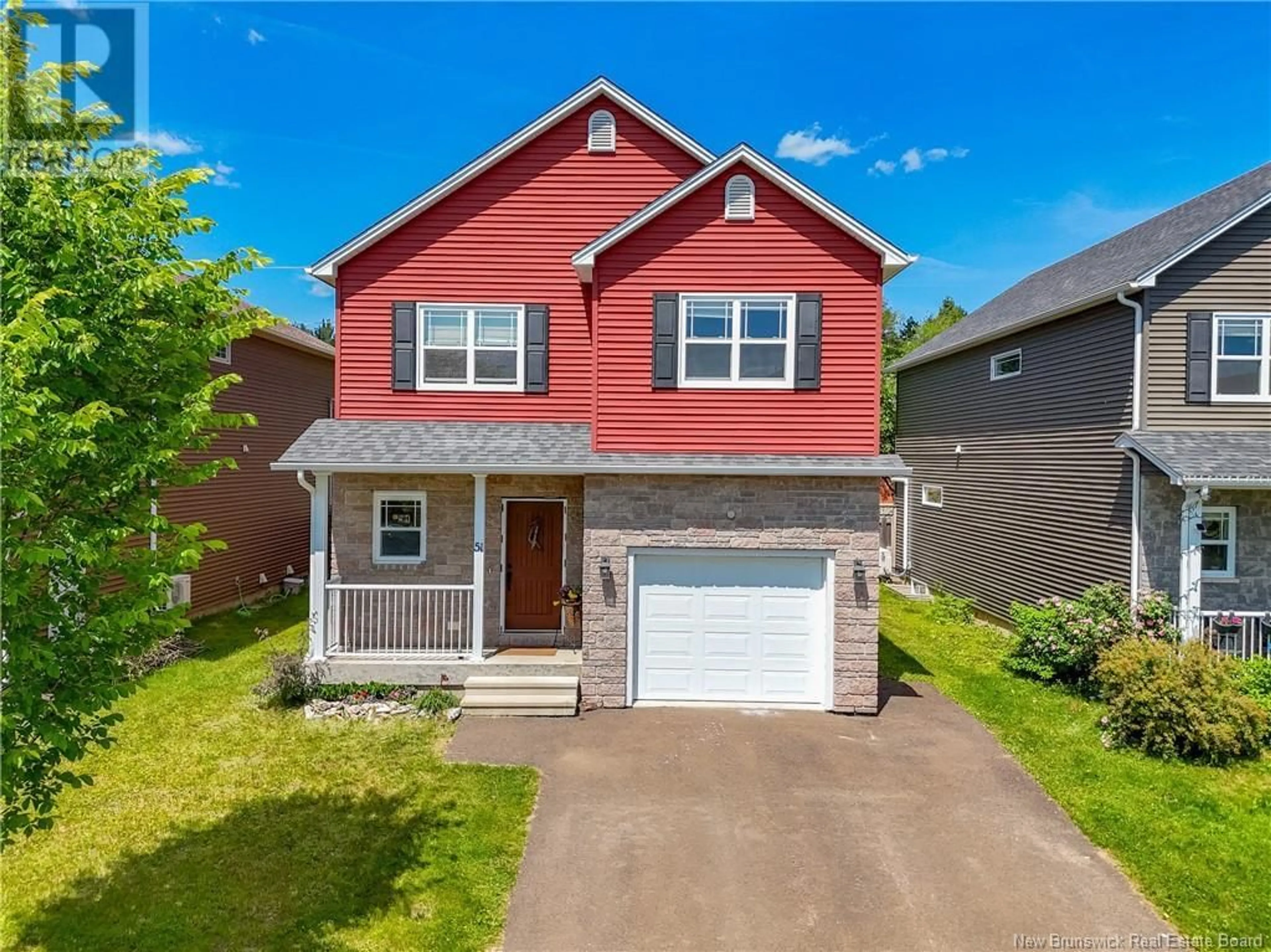 Home with brick exterior material, street for 51 BRAMBLE WAY, Fredericton New Brunswick E3G0C8