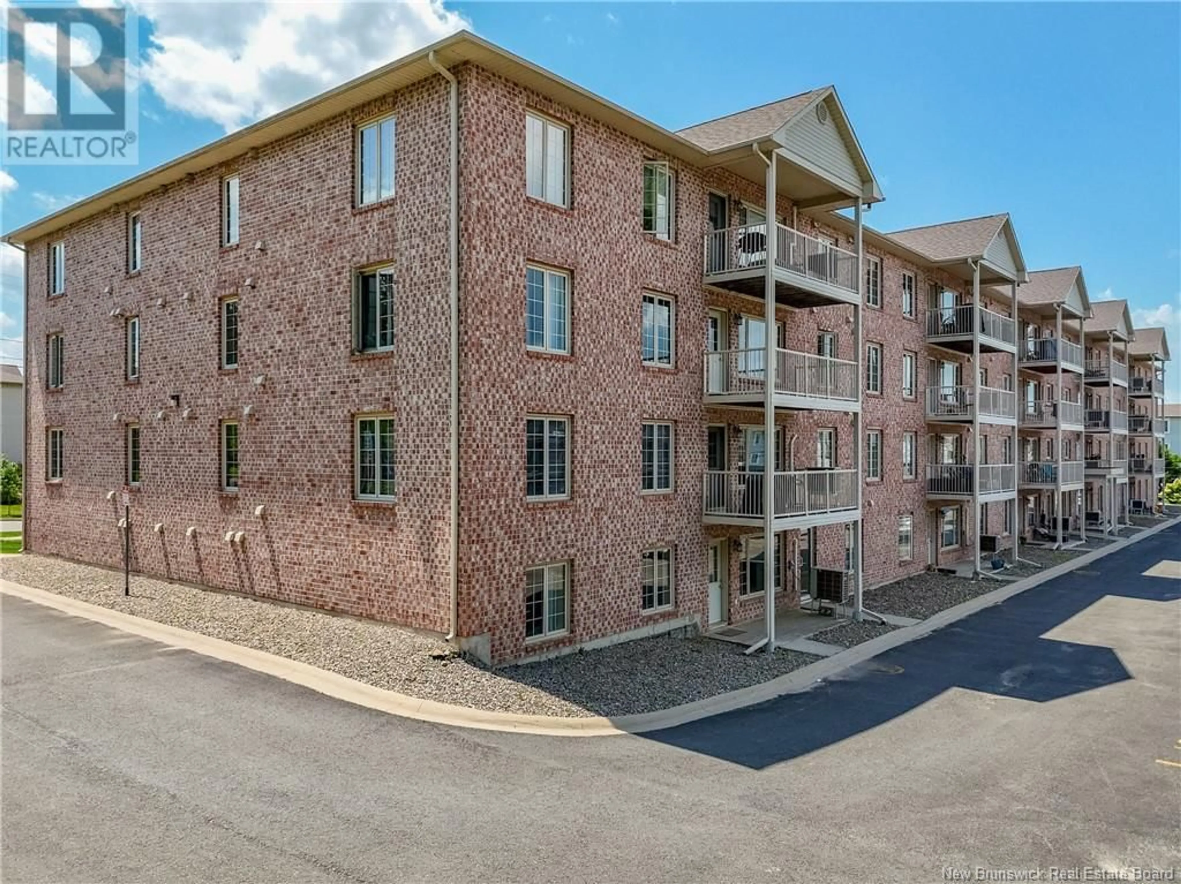A pic from outside/outdoor area/front of a property/back of a property/a pic from drone, unknown for 220 - 165 VALCOUR DRIVE, Fredericton New Brunswick E3C0H5