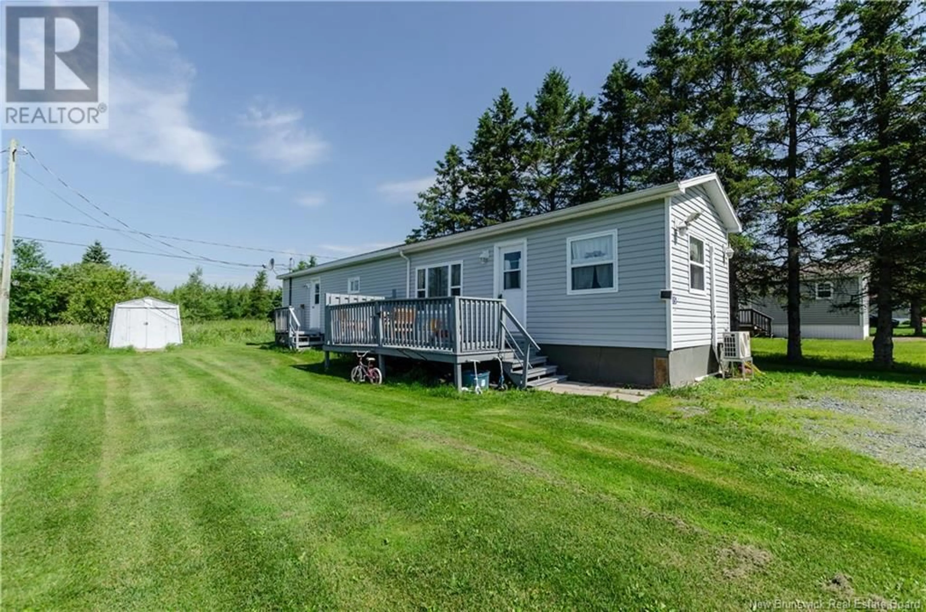 A pic from outside/outdoor area/front of a property/back of a property/a pic from drone, water/lake/river/ocean view for 15 RUSSELL DRIVE, Salisbury New Brunswick E4J2R3